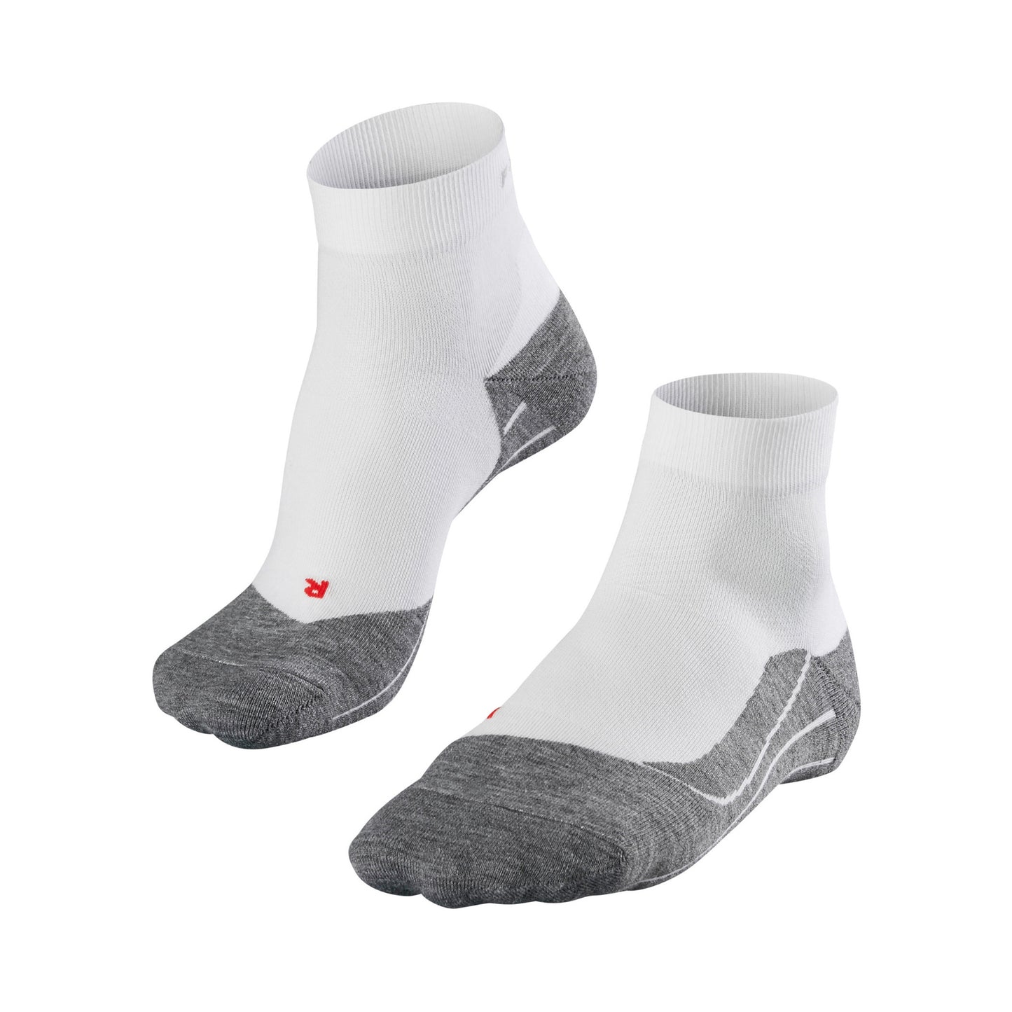 Falke RU4 Endurance Short Calze da corsa Uomini - bianco, grigio Falke RU4 Endurance Short Calze da corsa Uomini - bianco, grigio