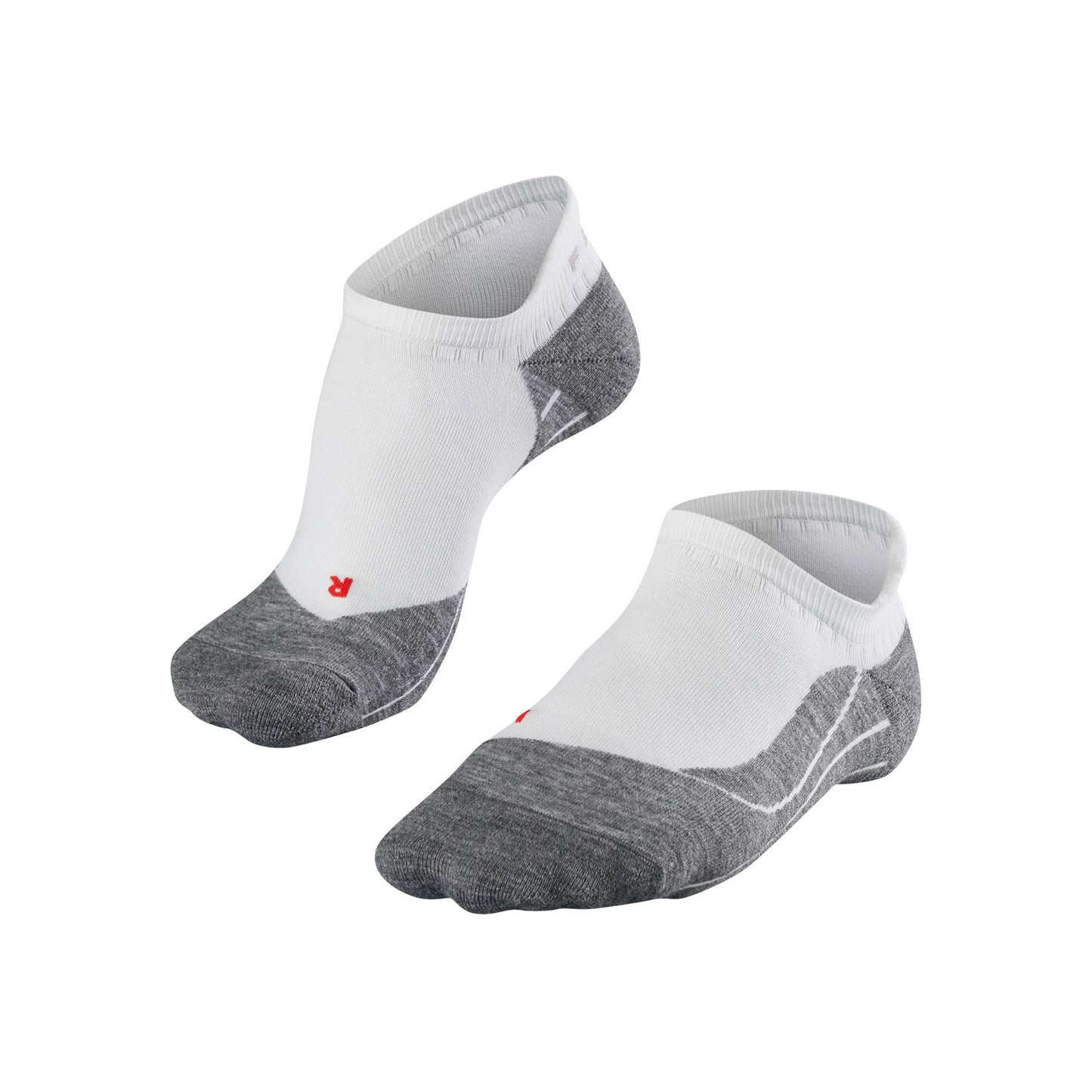 Falke RU4 Endurance Invisible Calze da corsa Uomini - bianco, grigio Falke RU4 Endurance Invisible Calze da corsa Uomini - bianco, grigio