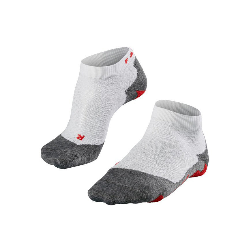 Falke RU5 Race Short Calze Da Corsa Donna-Bianco,Grigio Falke RU5 Race Short Calze Da Corsa Donna-Bianco,Grigio