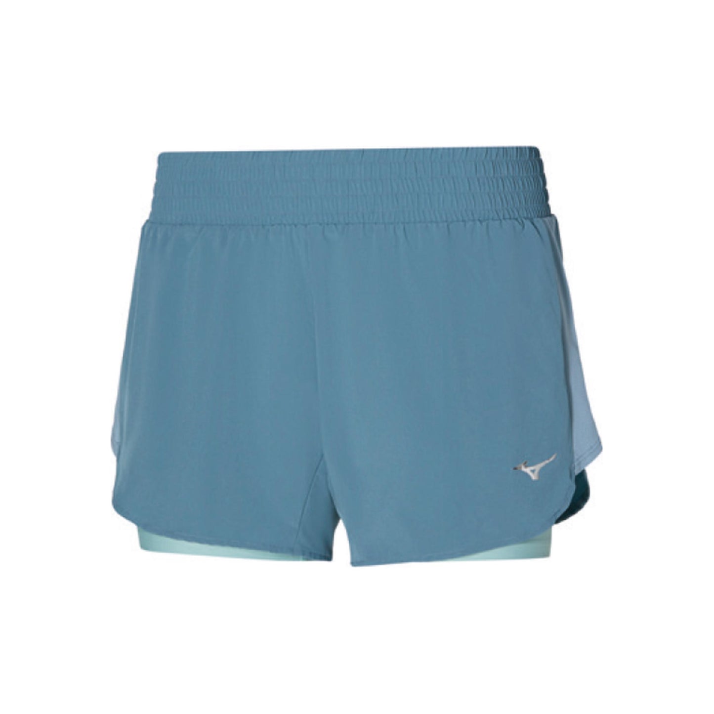 Mizuno 2in1 4.5 Pantaloncini da corsa Donna - color petrolio, Mizuno 2in1 4.5 Pantaloncini da corsa Donna - color petrolio,
