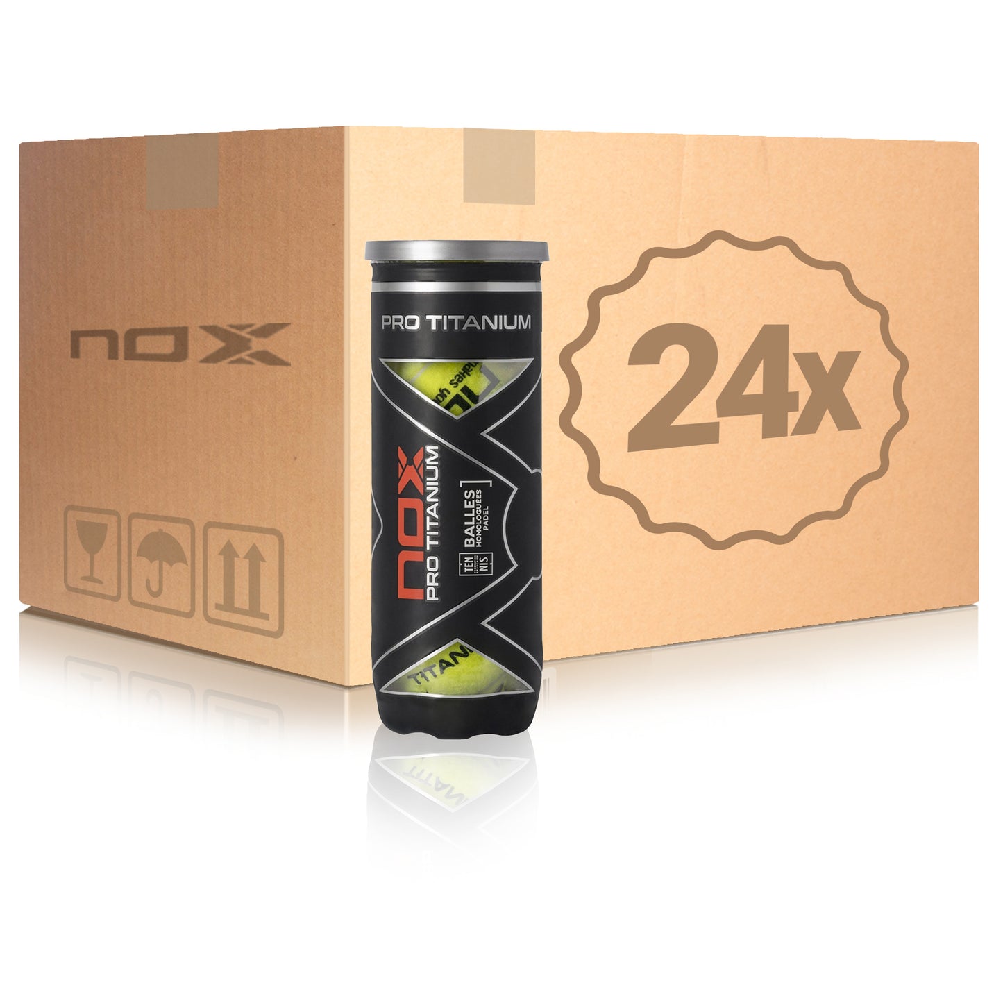 NOX 24 tubi da 3 Pro Titanium Nel cartone NOX 24 tubi da 3 Pro Titanium Nel cartone