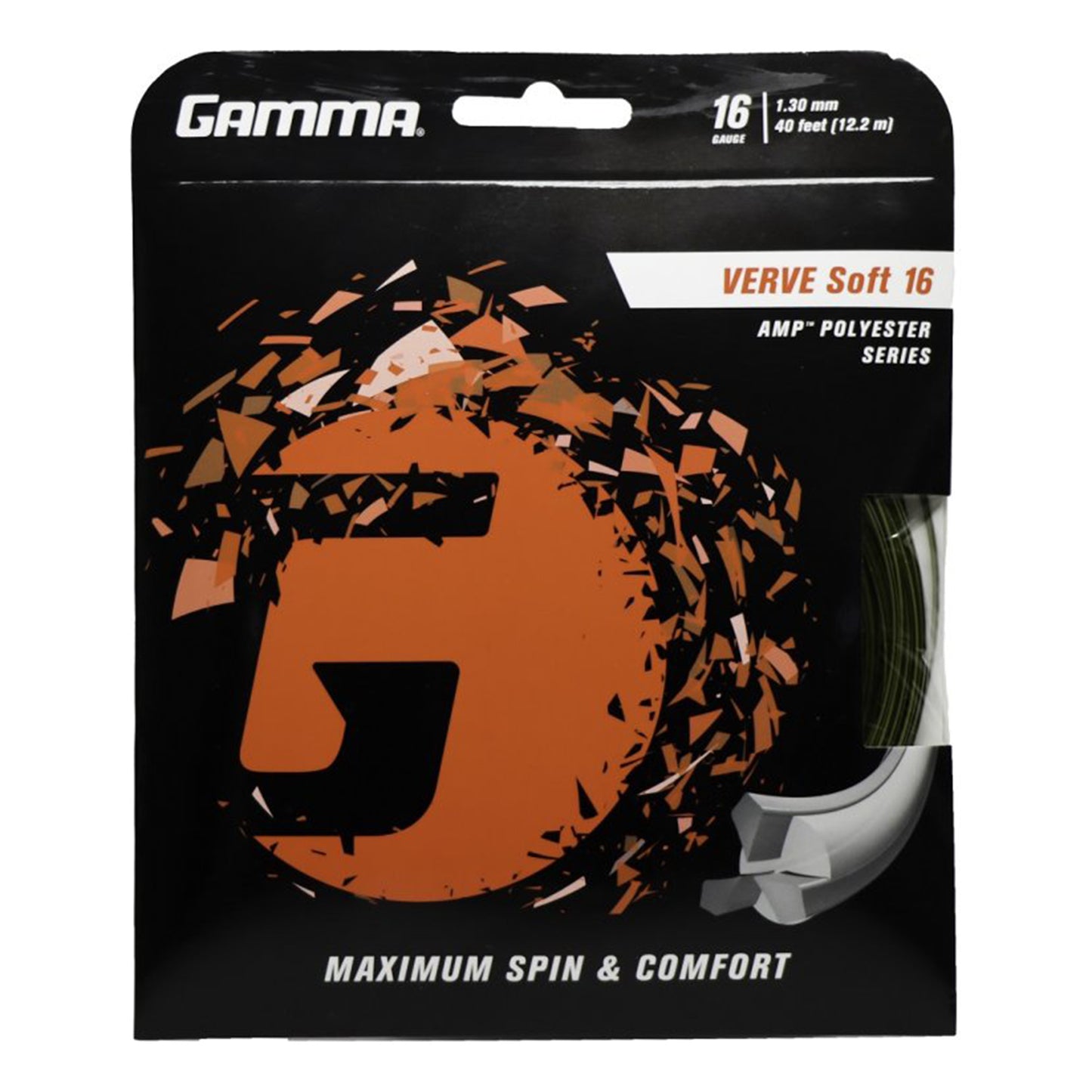 Gamma Verve Soft Set Di Corde 12,2m-Nero,Giallo Gamma Verve Soft Set Di Corde 12,2m-Nero,Giallo
