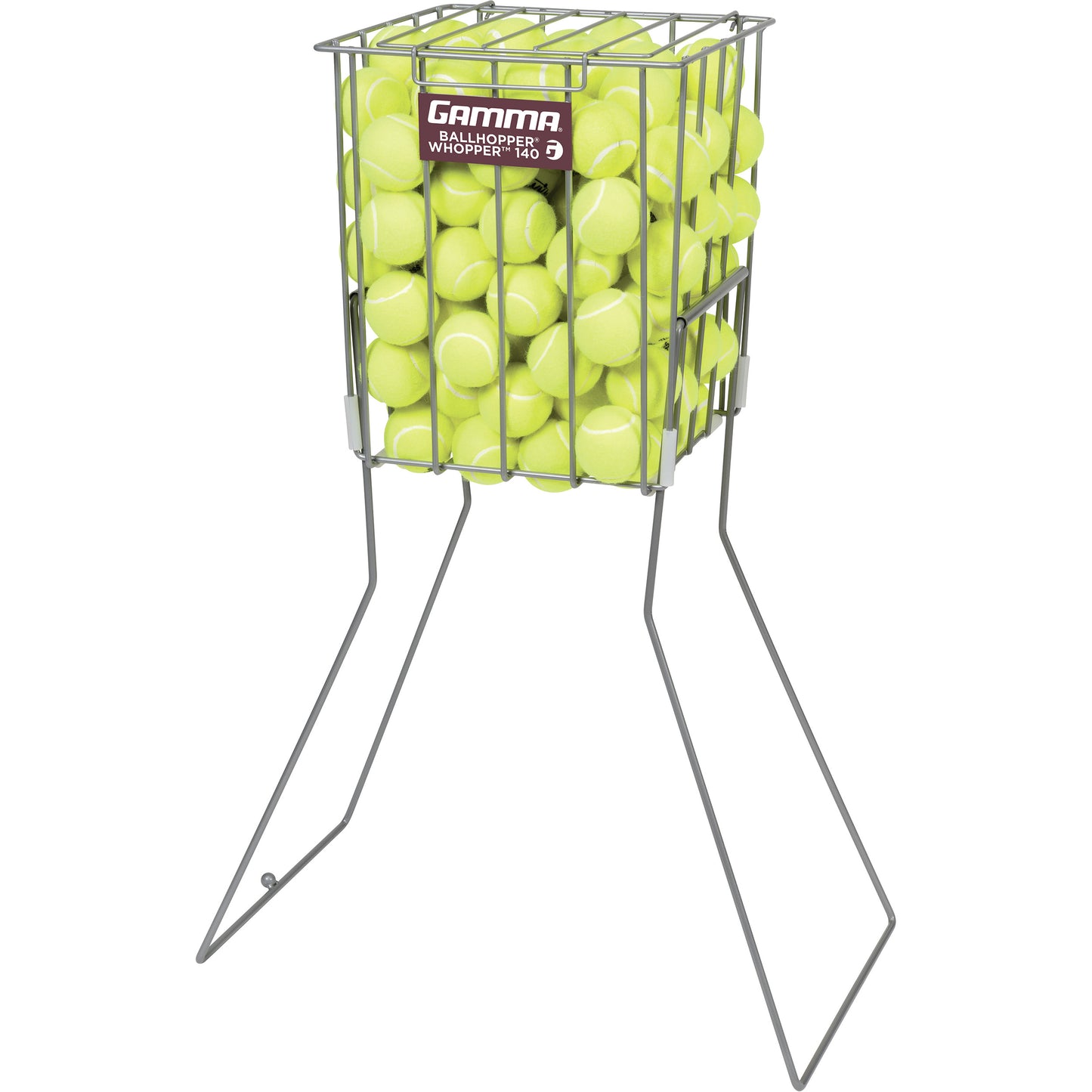 Gamma Ballhopper Whopper 140 Cesto Per Palline-Argento Gamma Ballhopper Whopper 140 Cesto Per Palline-Argento