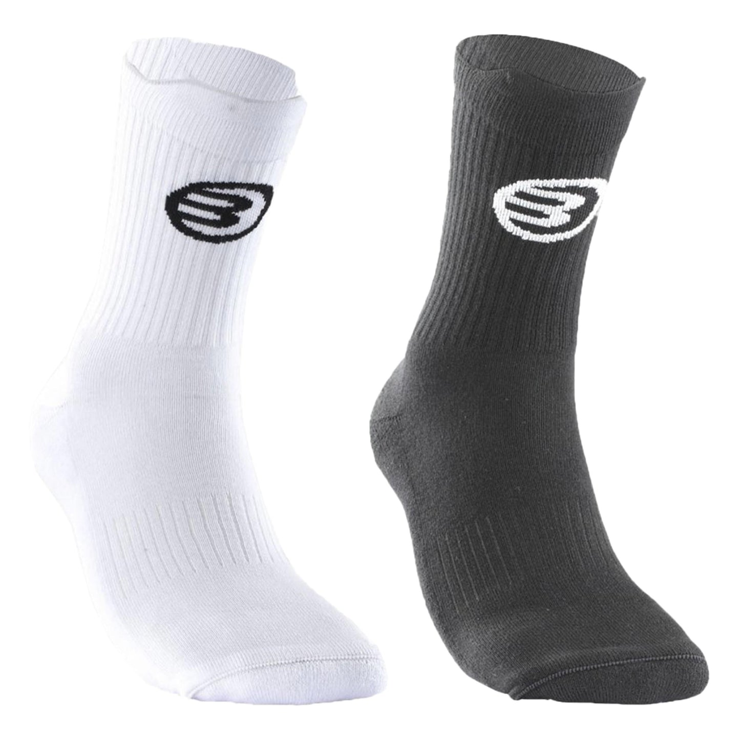 Bullpadel Bp253 (Pack 2) Calzini sportivi Unisex - nero, bianco Bullpadel Bp253 (Pack 2) Calzini sportivi Unisex - nero, bianco