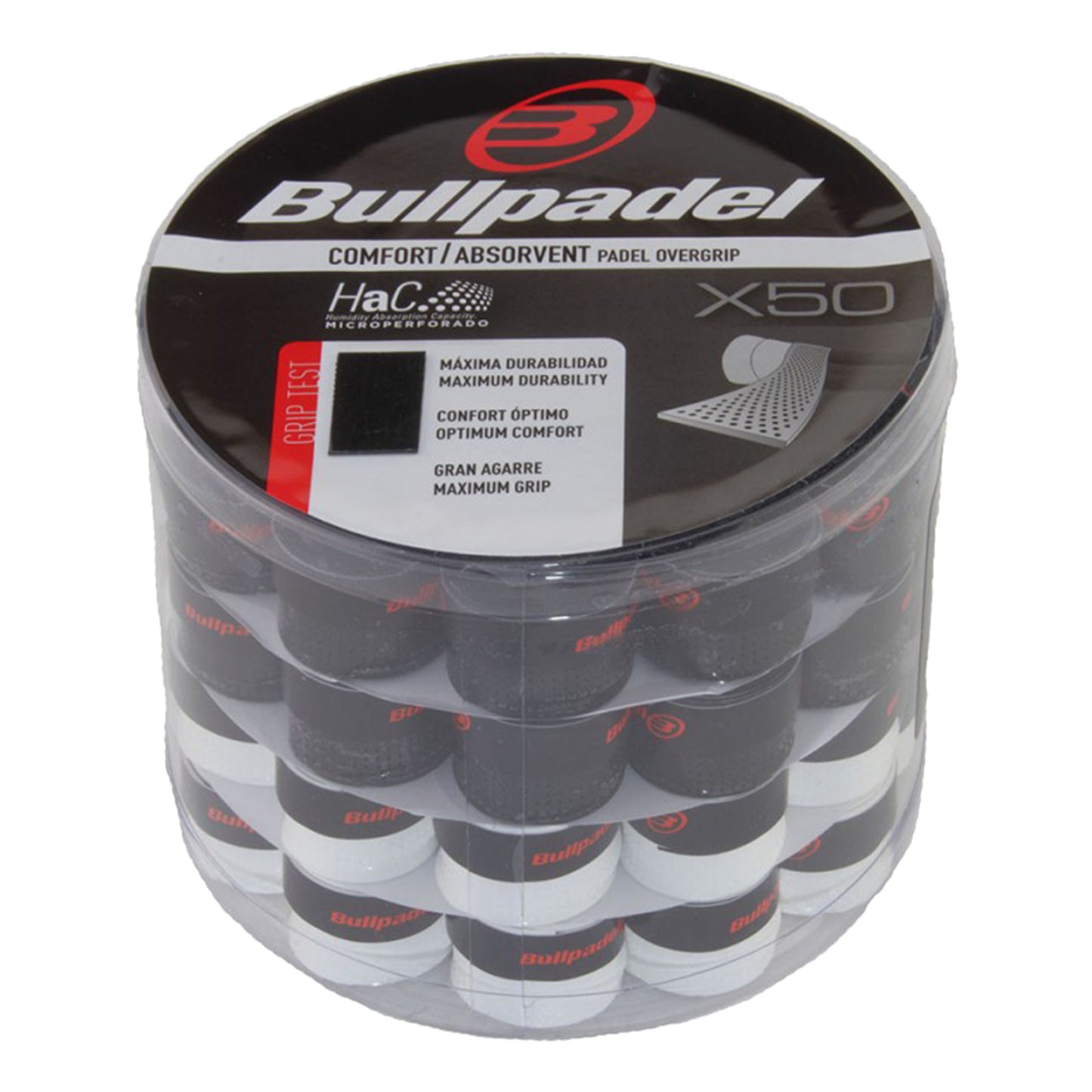 Bullpadel Scatola Da 50-Nero,Bianco Bullpadel Scatola Da 50-Nero,Bianco