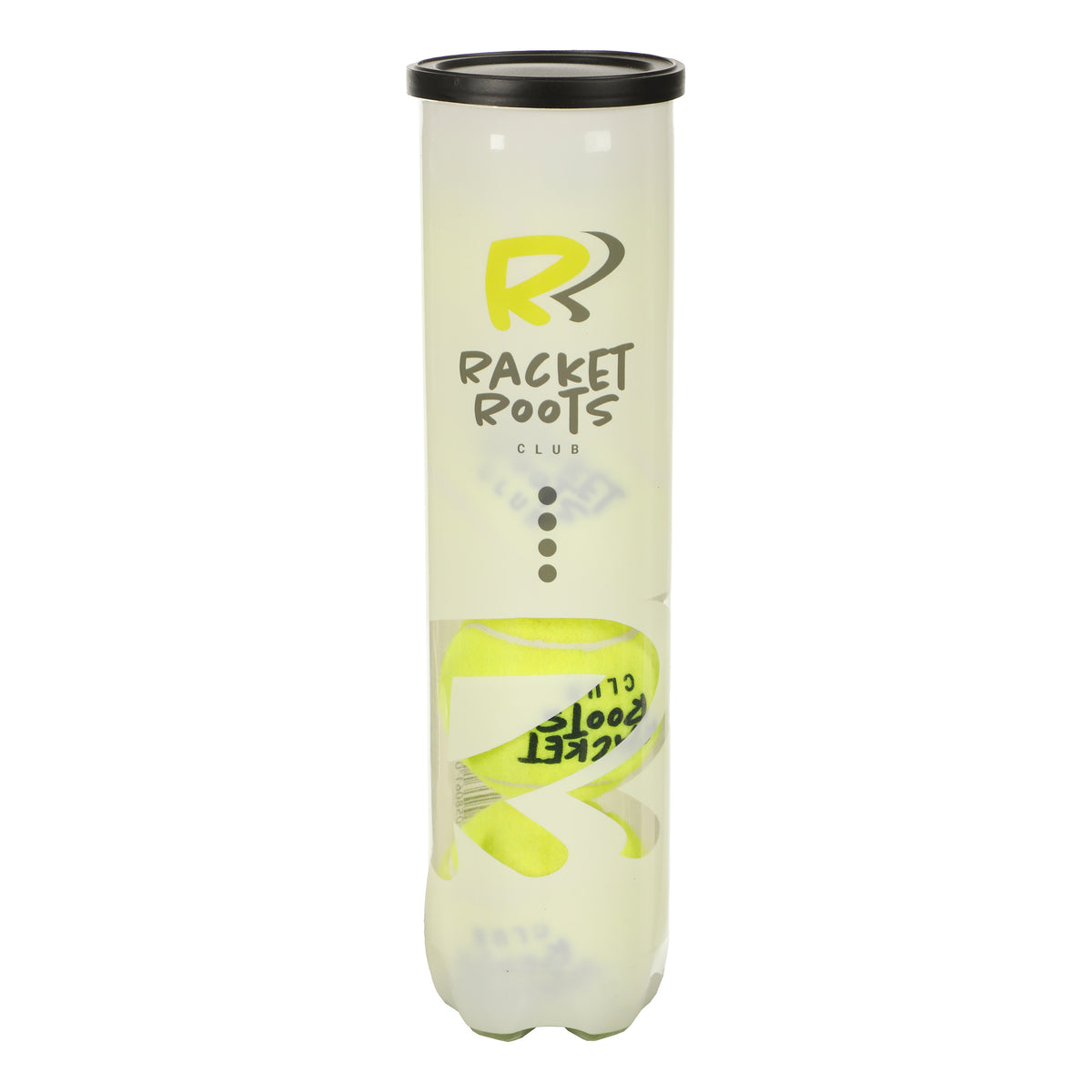 Racket Roots Club Tennisball Tubo Da 4 Racket Roots Club Tennisball Tubo Da 4