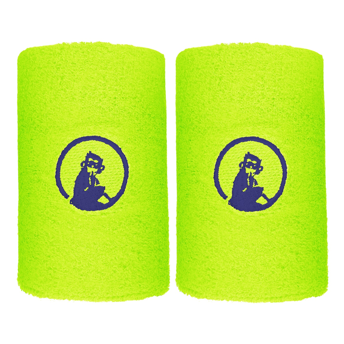 Quiet Please Polsino anti sudore Confezione da 2 lungo - verde neon, blu scuro Quiet Please Polsino anti sudore Confezione da 2 lungo - verde neon, blu scuro