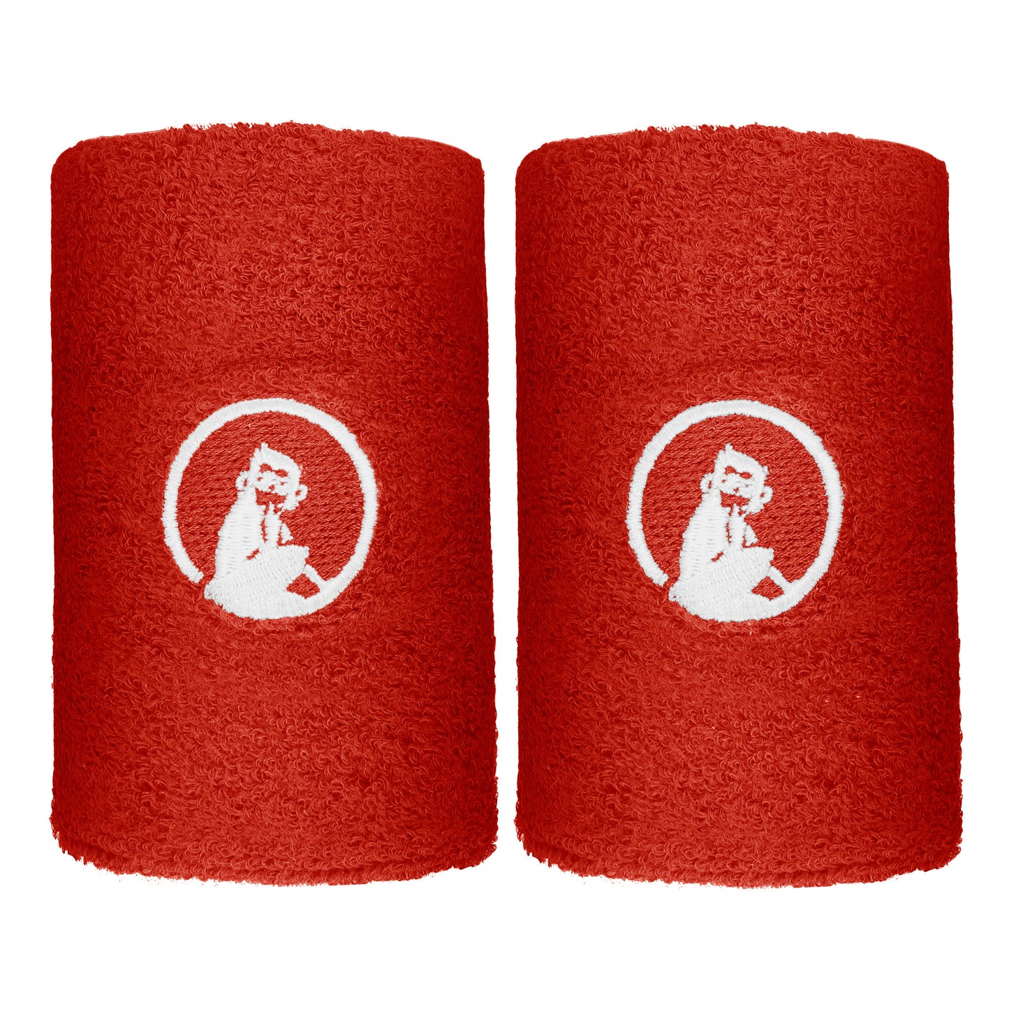 Quiet Please Polsino anti sudore Confezione da 2 lungo - rosso, bianco Quiet Please Polsino anti sudore Confezione da 2 lungo - rosso, bianco
