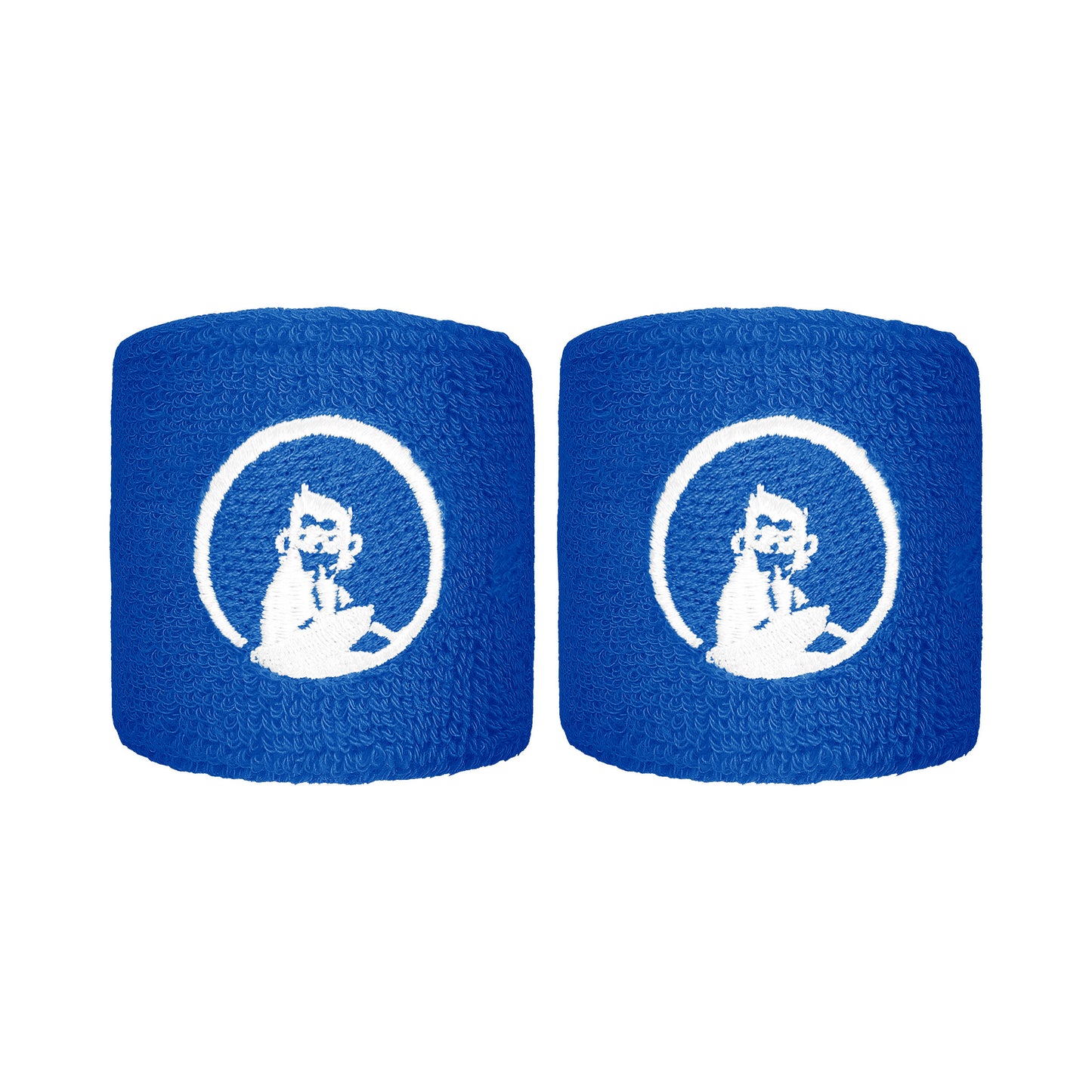 Quiet Please Polsino anti sudore Confezione da 2 corto - blu, bianco Quiet Please Polsino anti sudore Confezione da 2 corto - blu, bianco