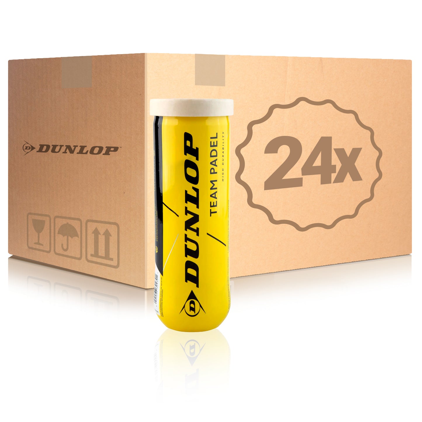 Dunlop 24 tubi da 3 Team Padel Dunlop 24 tubi da 3 Team Padel