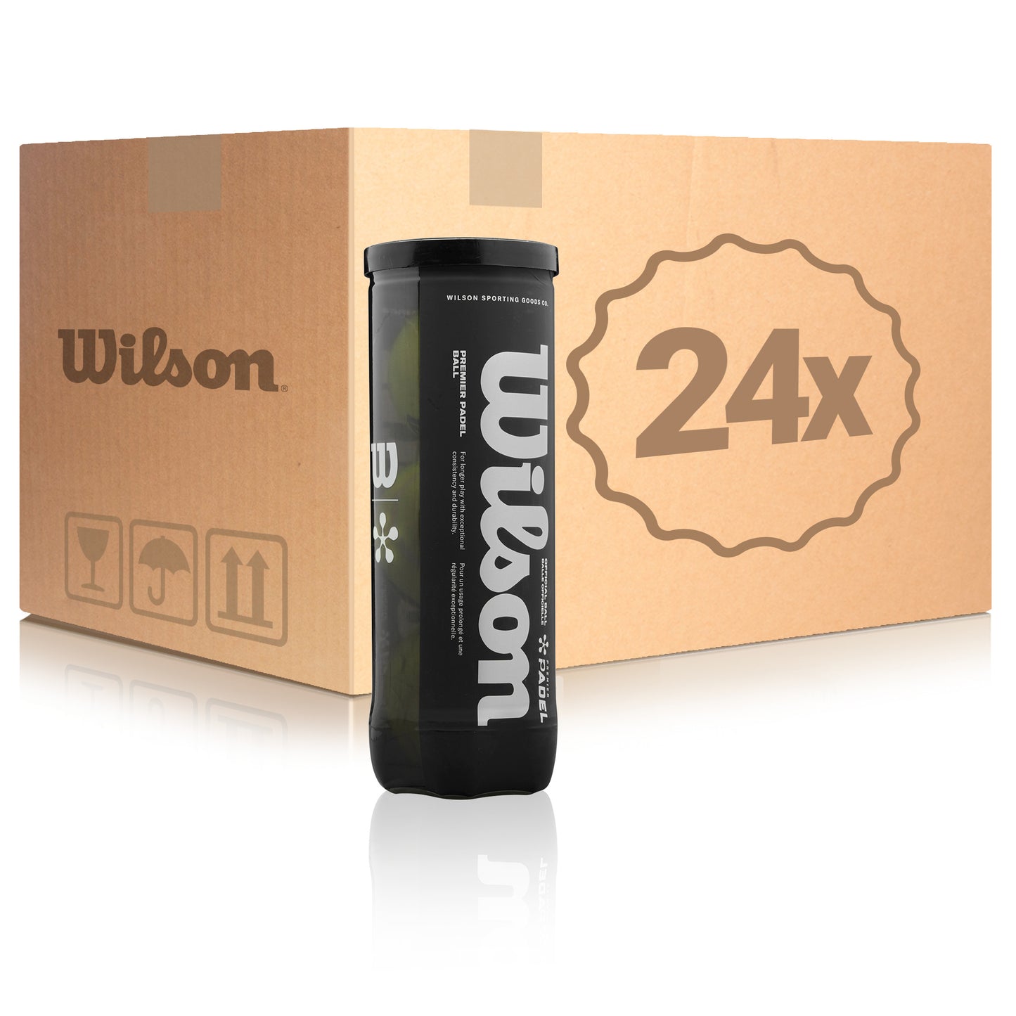 Wilson 24 tubi da 3 Premier Padel X3 Wilson 24 tubi da 3 Premier Padel X3