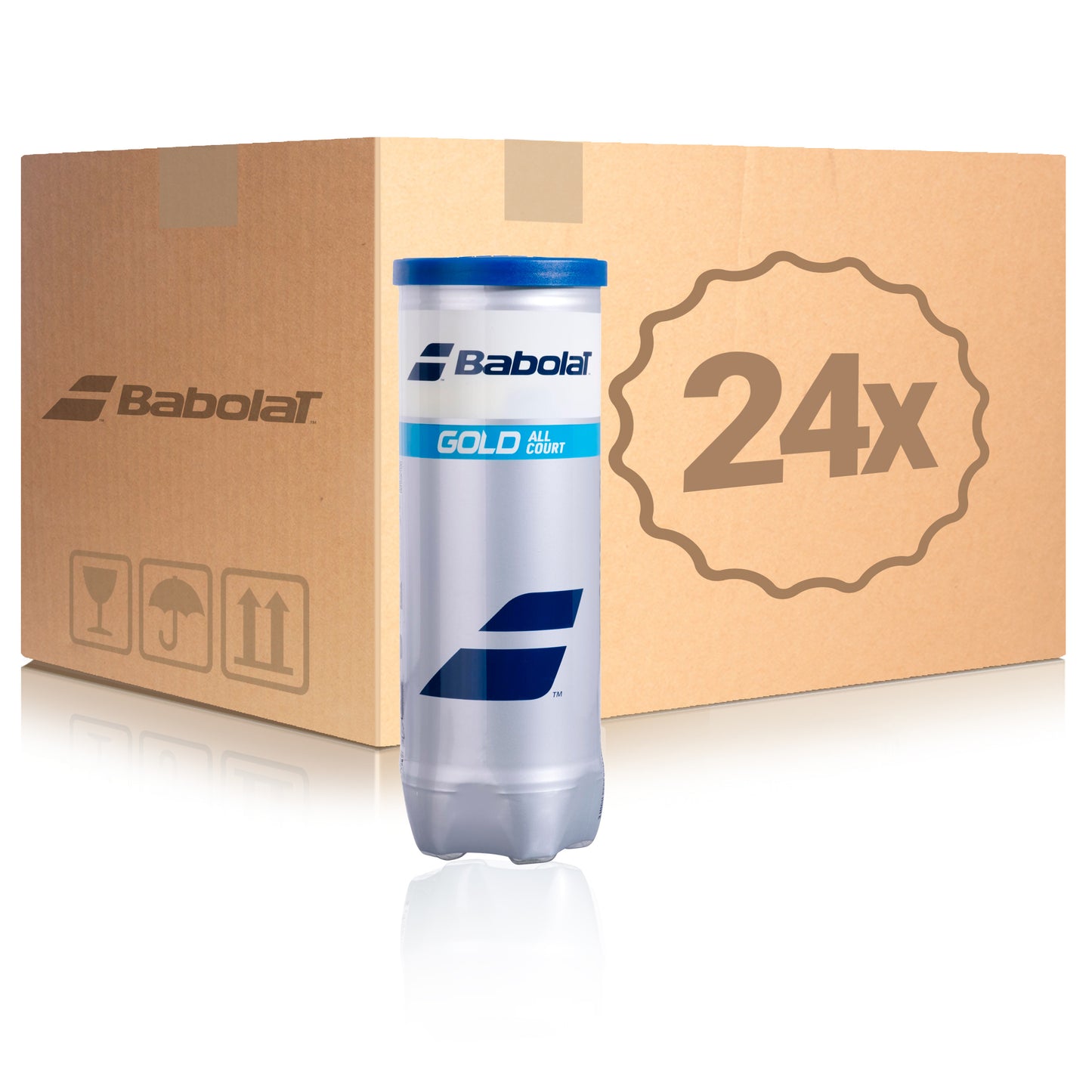 Babolat 24 tubi da 3 GOLD ALL COURT X 3 Nel cartone Babolat 24 tubi da 3 GOLD ALL COURT X 3 Nel cartone