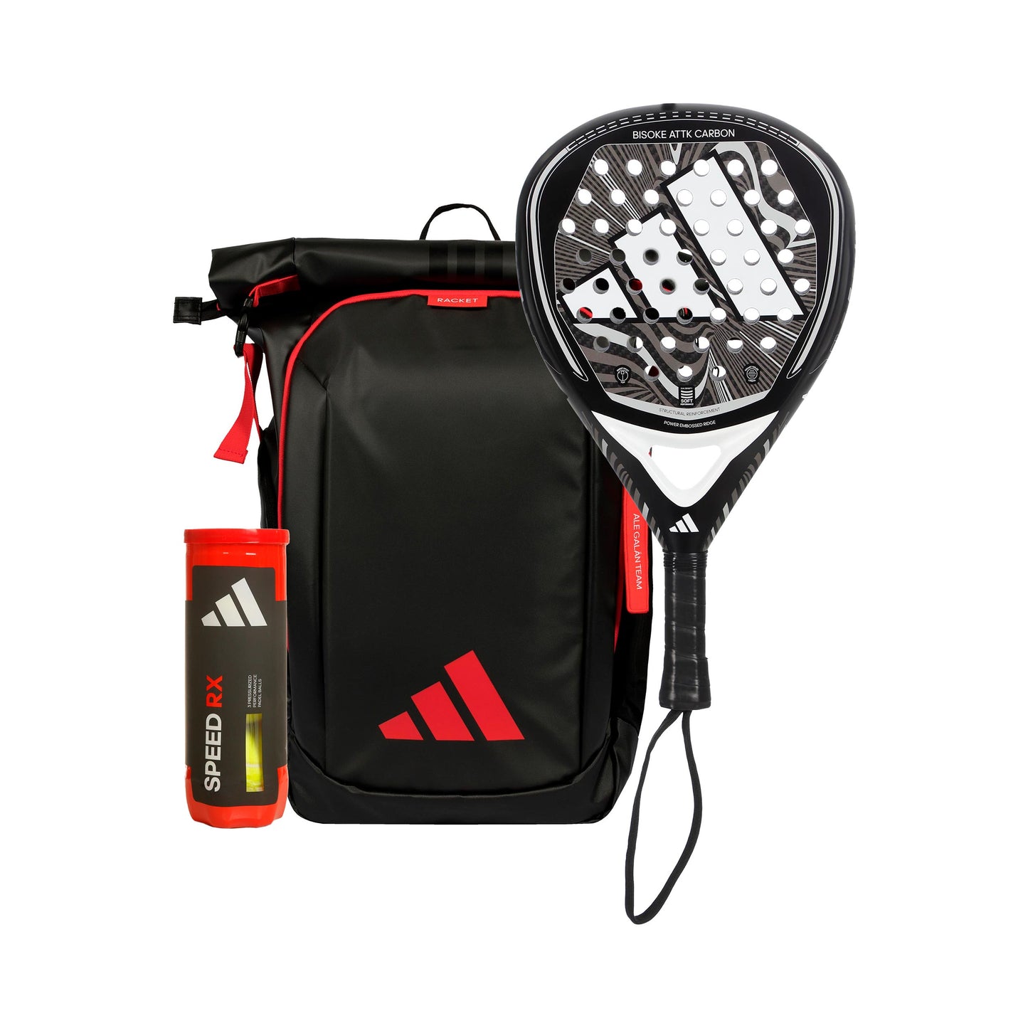 adidas Confezione da 3 Bisoke Attk Carbon adidas Confezione da 3 Bisoke Attk Carbon