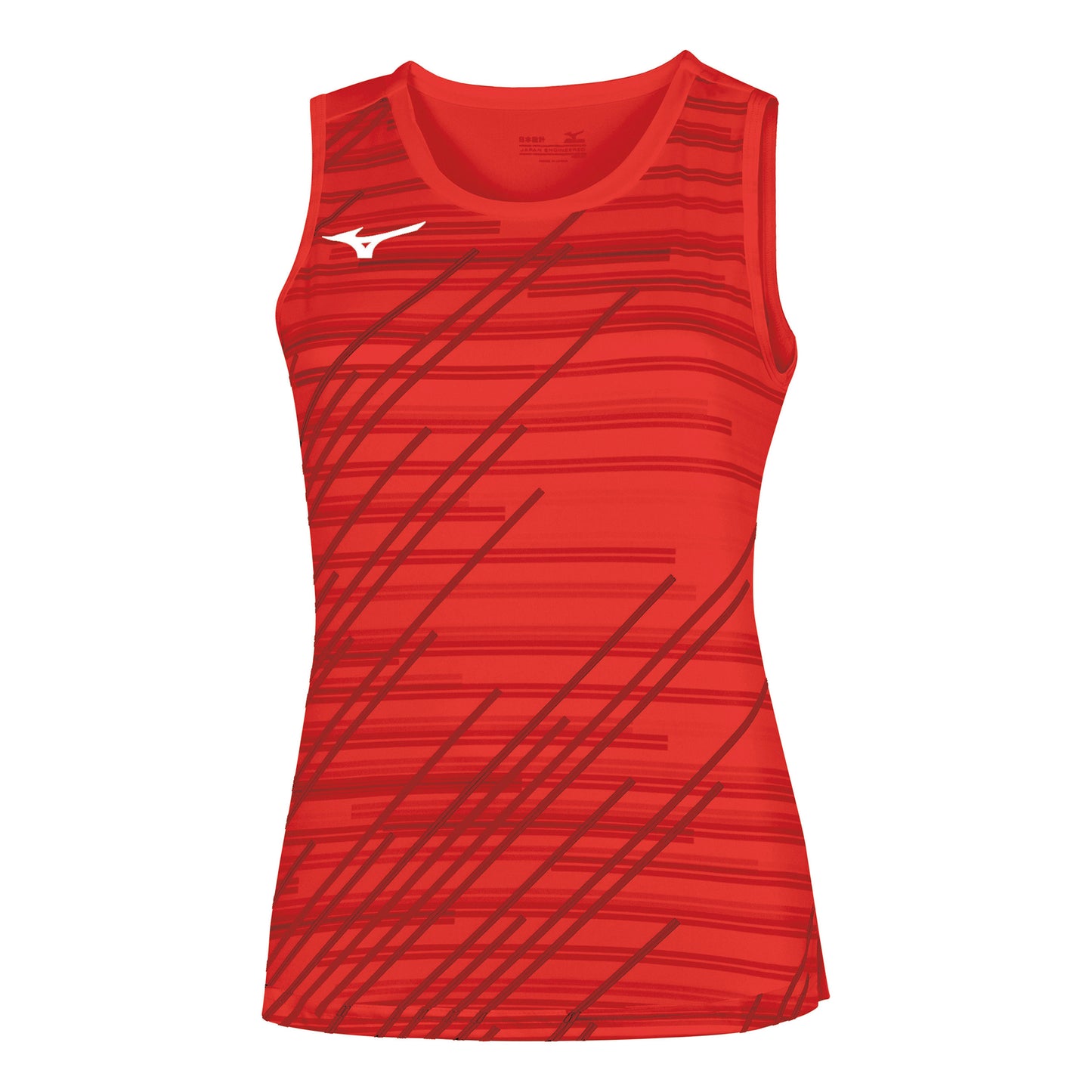 Mizuno Team Chiba Canottiera Donna-rosso Mizuno Team Chiba Canottiera Donna-rosso