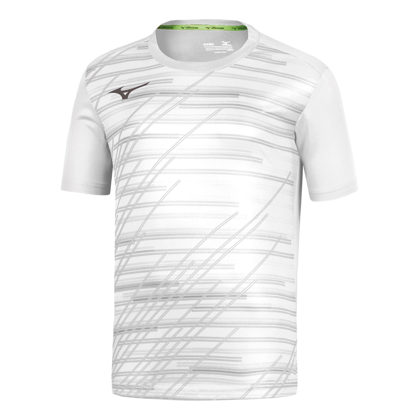 Mizuno Team Chiba Maglietta Uomini-bianco Mizuno Team Chiba Maglietta Uomini-bianco