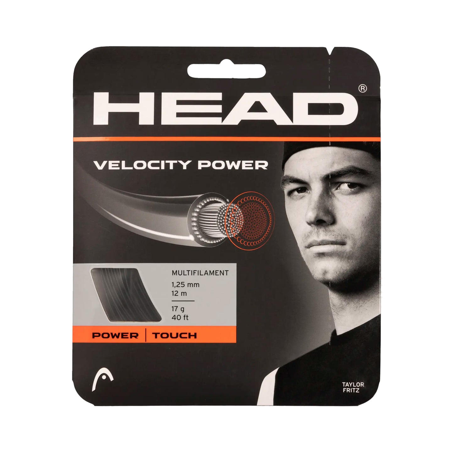 HEAD Velocity MLT Power Set di corde 12m - nero HEAD Velocity MLT Power Set di corde 12m - nero