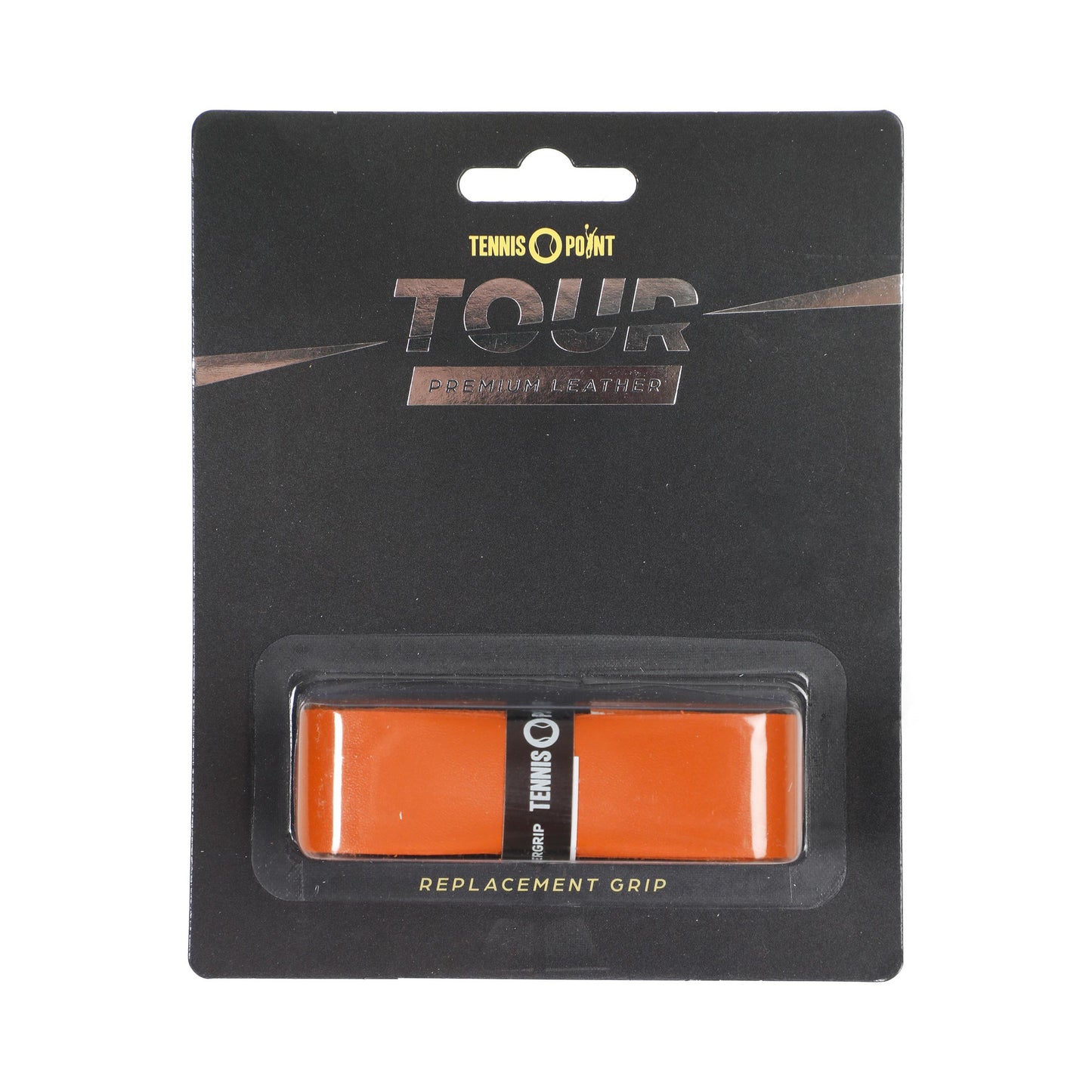 Tennis-Point Tour Leather Replacement Grip Confezione da 1 - marrone Tennis-Point Tour Leather Replacement Grip Confezione da 1 - marrone