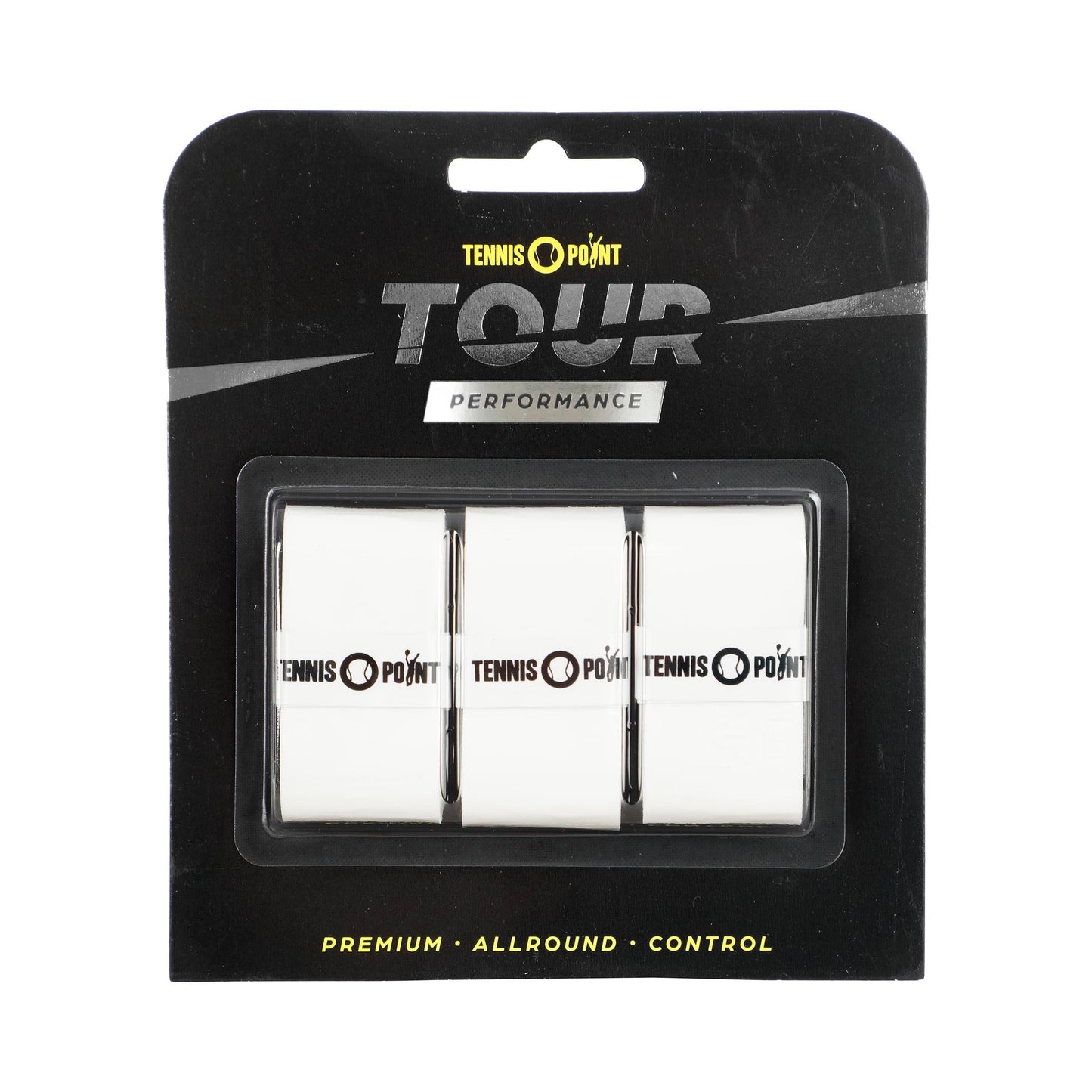 Tennis-Point Tour Performance Confezione da 3 - bianco Tennis-Point Tour Performance Confezione da 3 - bianco