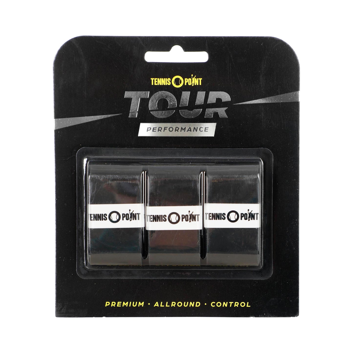 Tennis-Point Tour Performance Confezione da 3 - nero Tennis-Point Tour Performance Confezione da 3 - nero