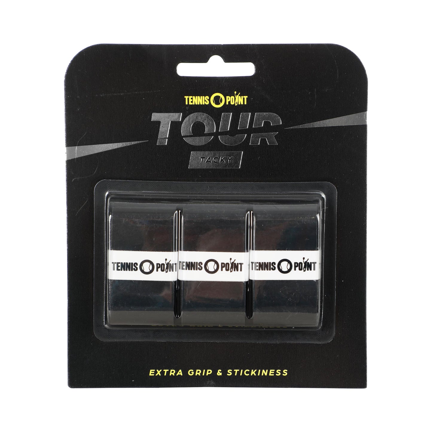 Tennis-Point Tour Tacky Confezione da 3 - nero Tennis-Point Tour Tacky Confezione da 3 - nero