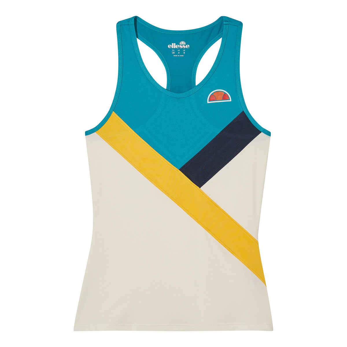 Ellesse Reynolds Canottiera Donna - crema, turchese