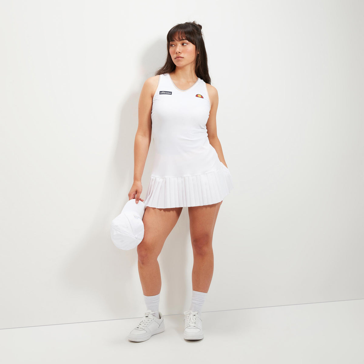 Ellesse Guinevere Abito Donna - bianco,