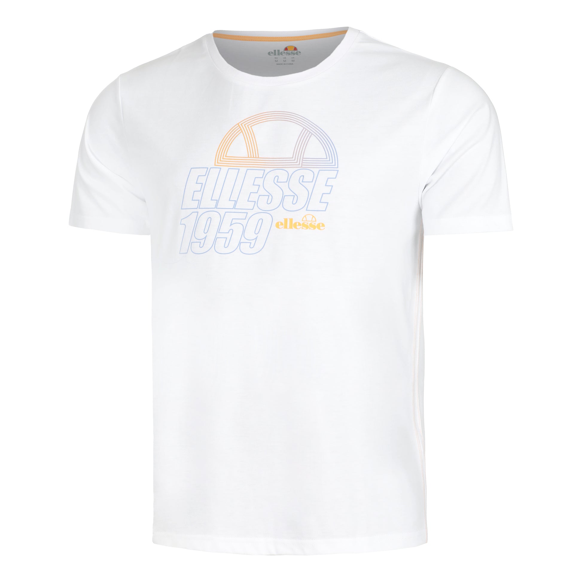 Ellesse Blakeney Maglietta Uomini - bianco, multicolore