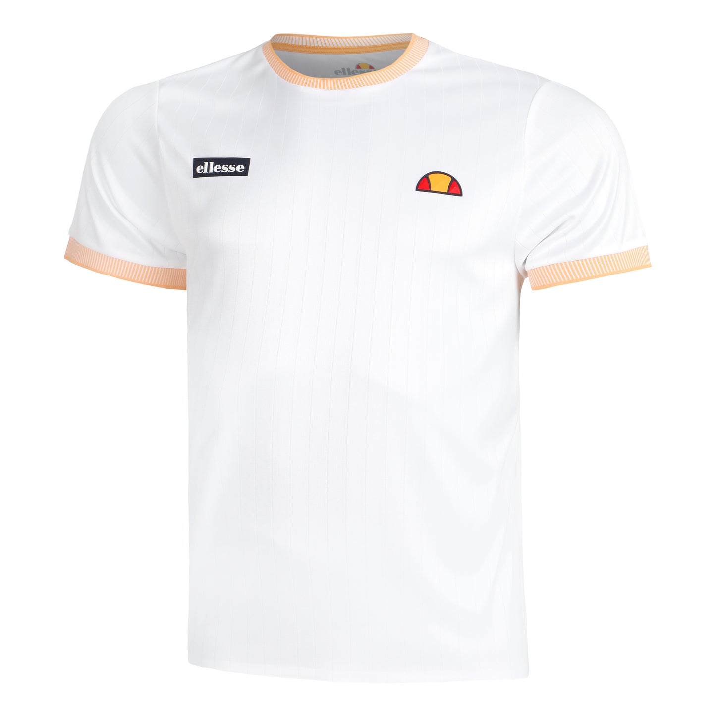Ellesse Tilney Maglietta Uomini - bianco, arancione