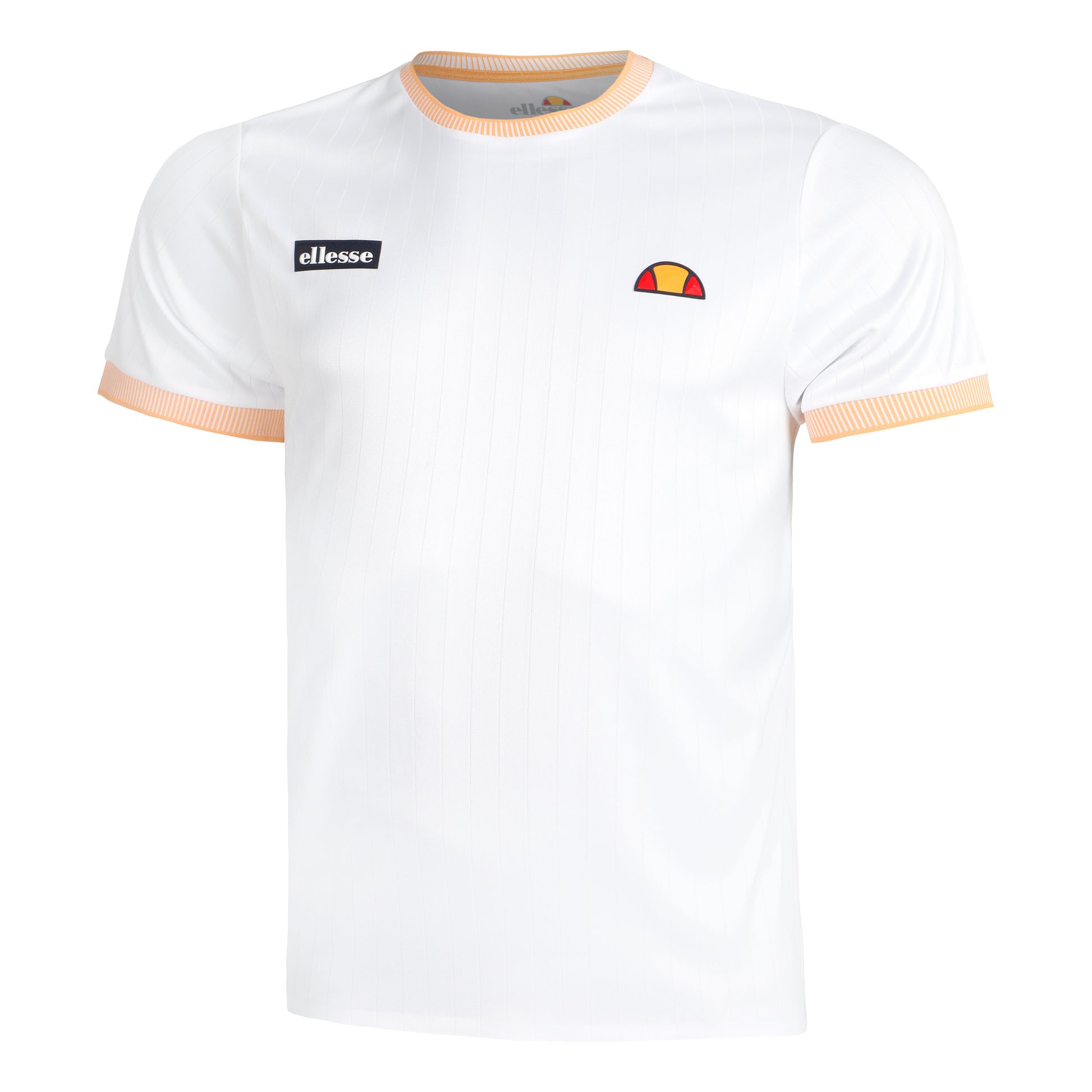 Ellesse Tilney Maglietta Uomini - bianco, arancione