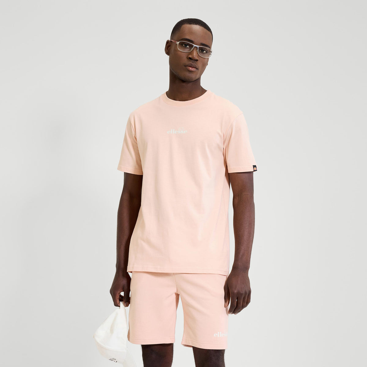 Ellesse Ollio Maglietta Uomini-Rosa