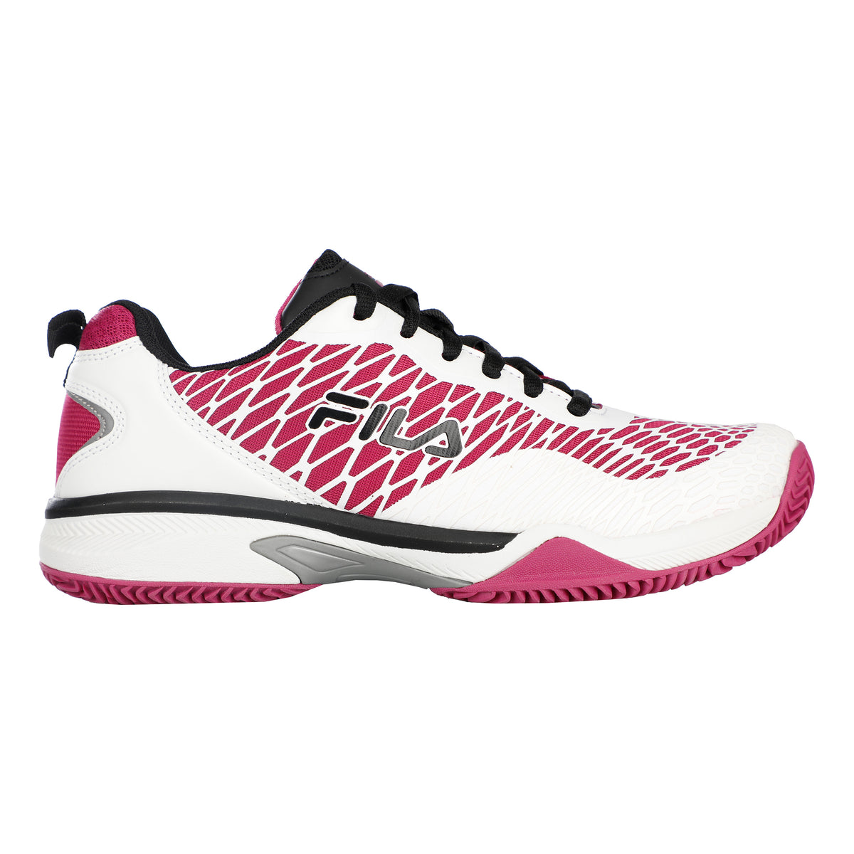Fila Vicente Scarpa per terra rossa Donna - rosa, bianco