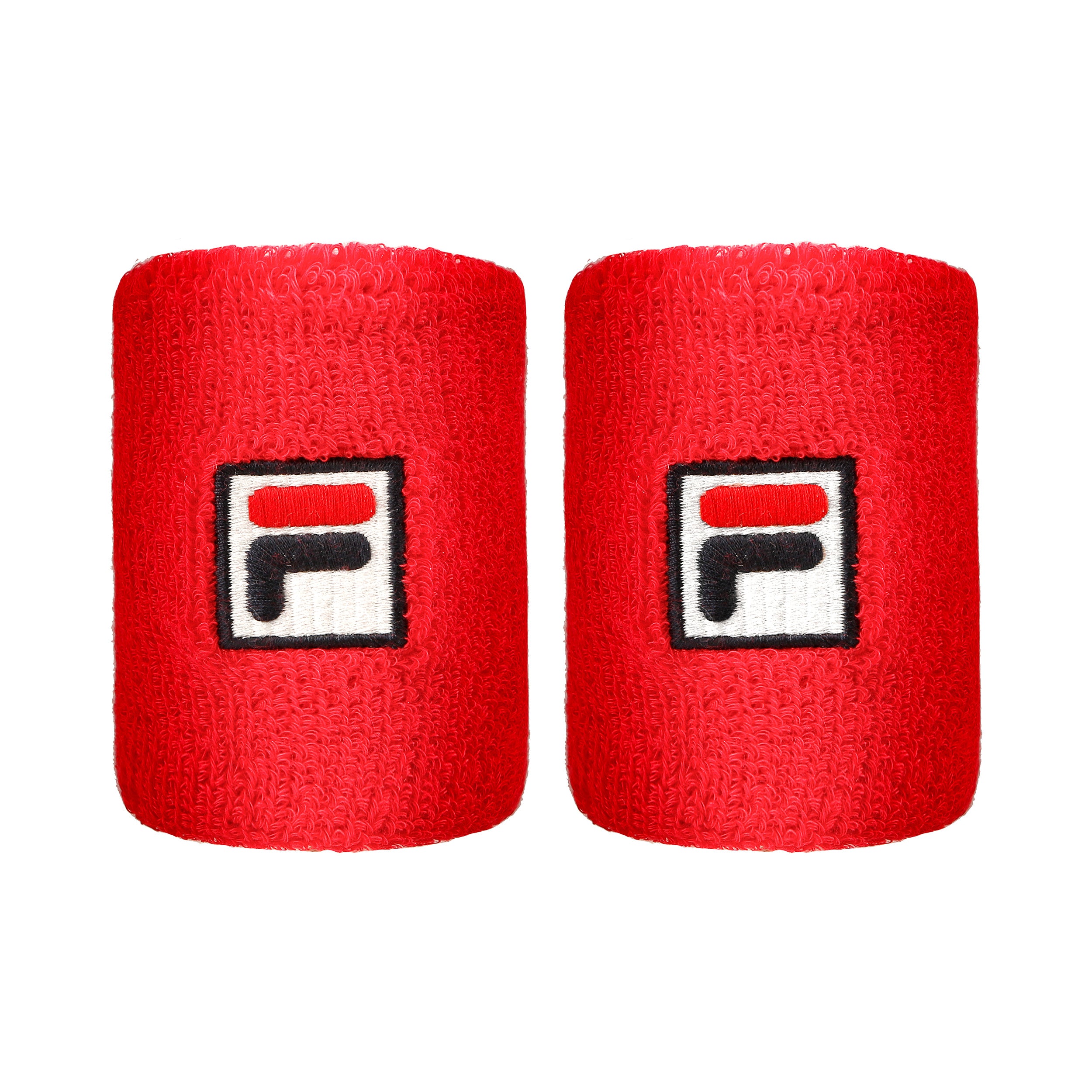 Fila Osten Polsino anti sudore Confezione da 2 Unisex - rosso, bianco