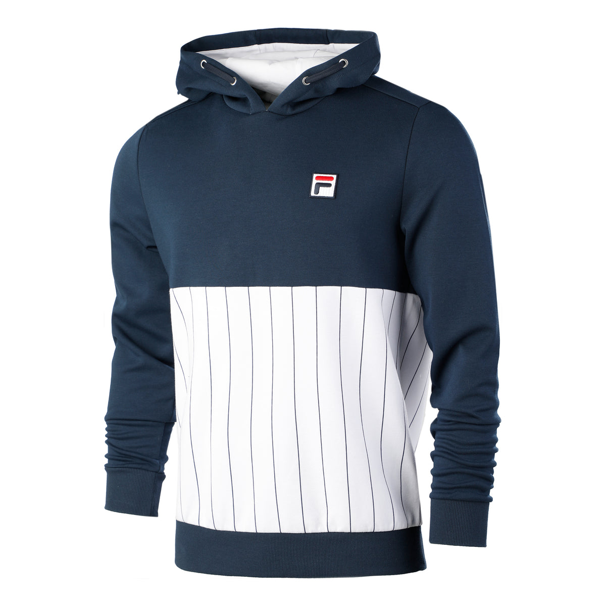 Fila Misha Felpa con cappuccio Uomini - blu, bianco