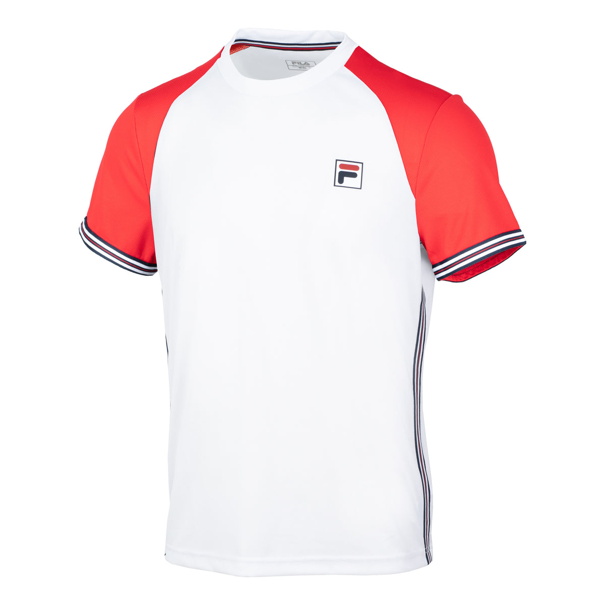 Fila Alfie Maglietta Uomini - bianco, rosso