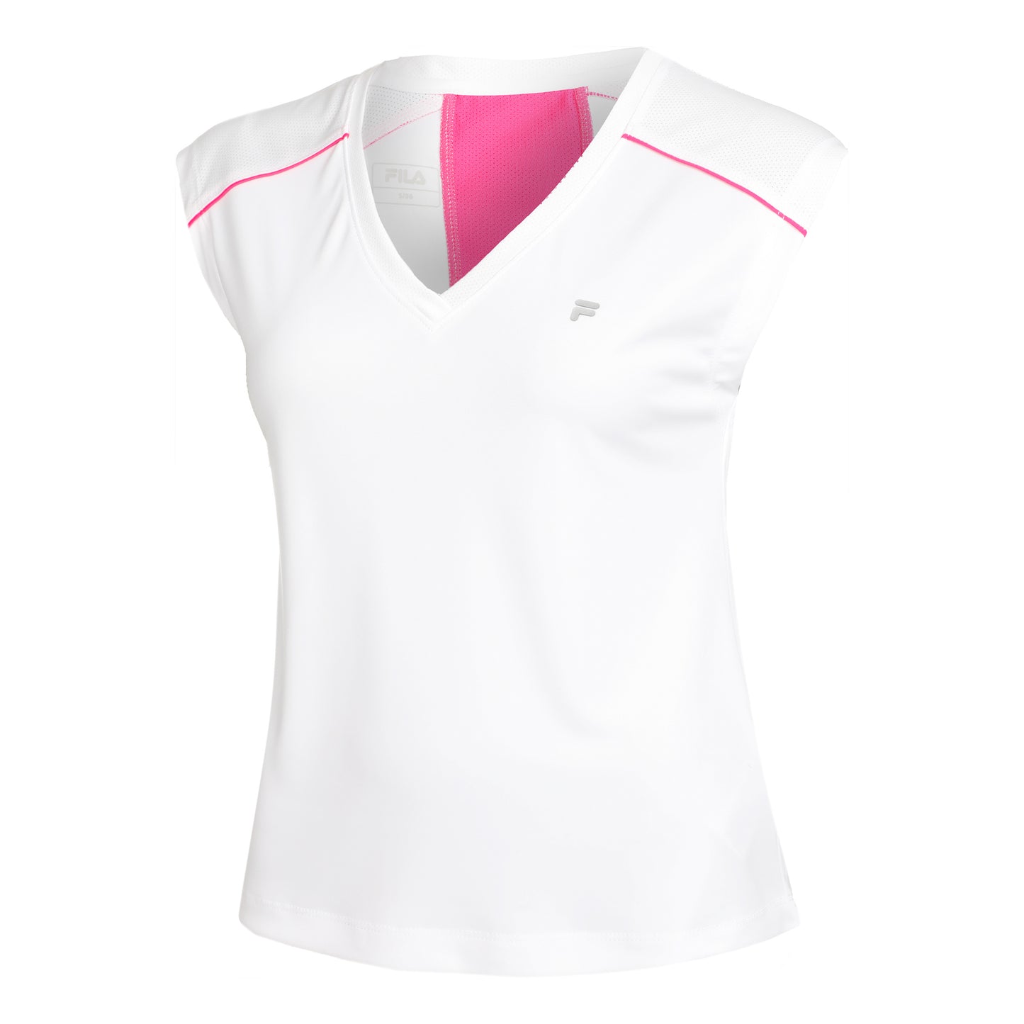 Fila Marlis Maglietta Donna - bianco, rosa