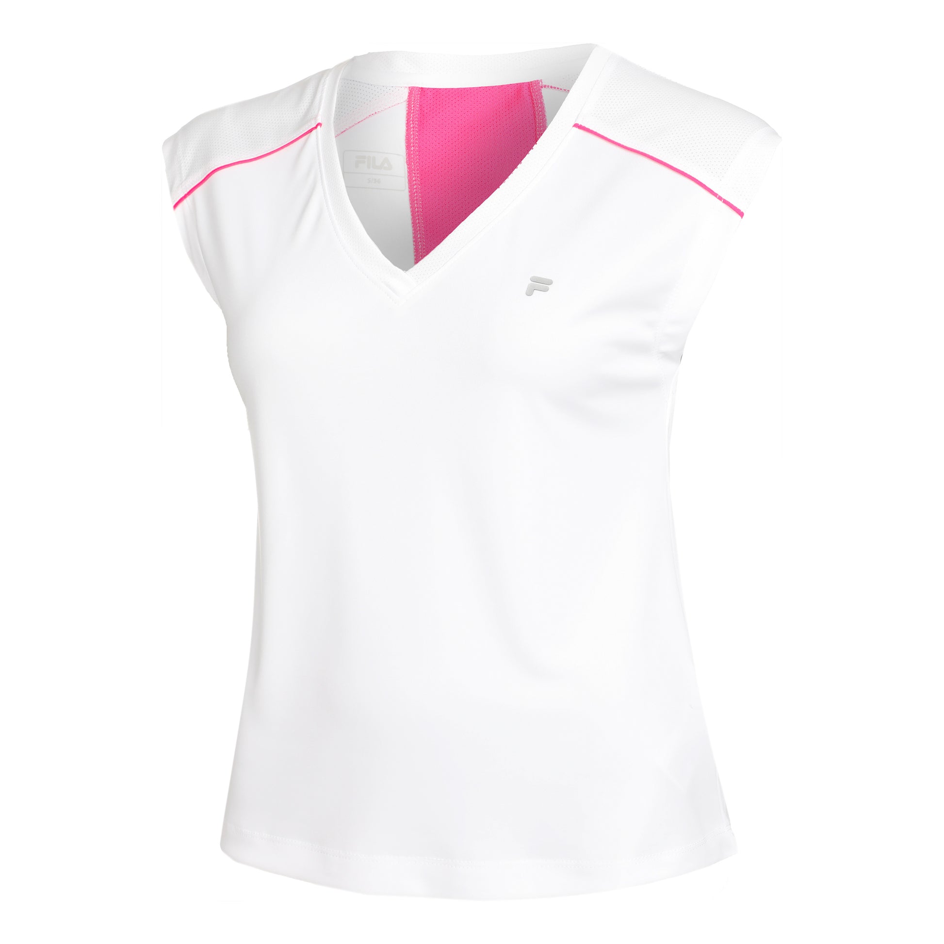 Fila Marlis Maglietta Donna - bianco, rosa