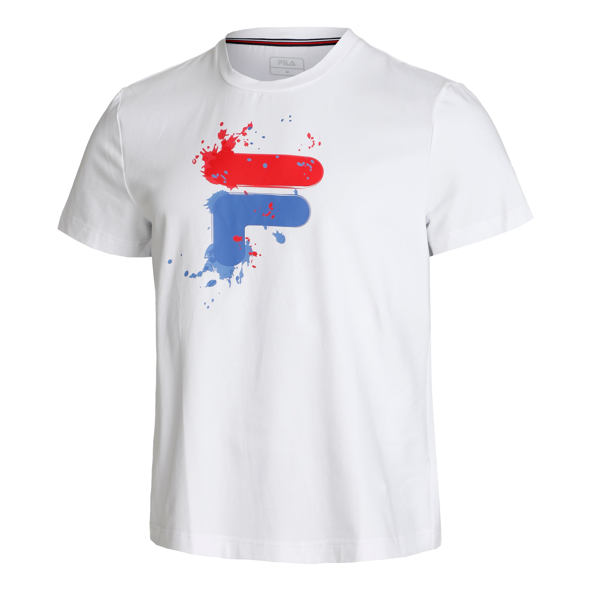 Fila Nevio Maglietta Uomini - bianco, multicolore