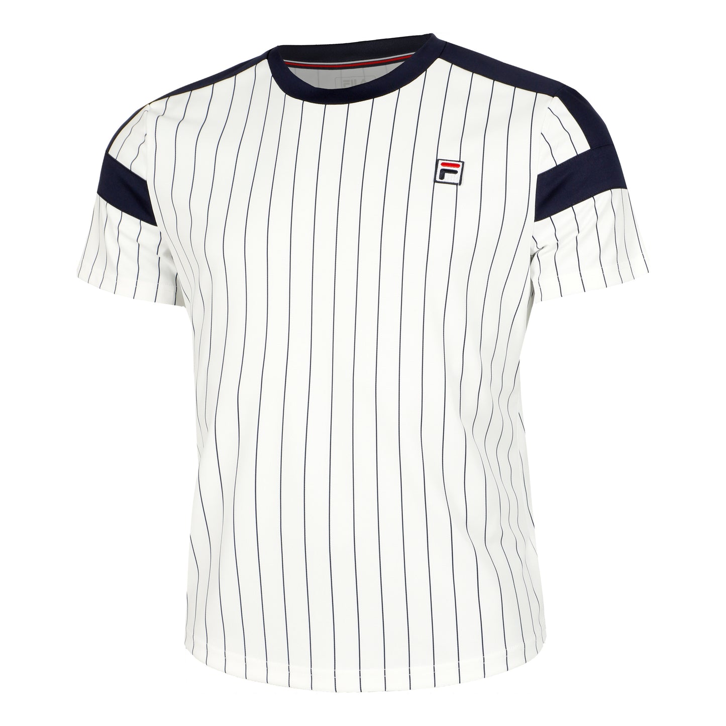 Fila Stripes Jascha Maglietta Uomini - crema,