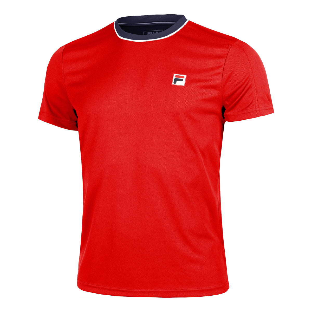 Fila Enzo Maglietta Uomini - rosso, blu scuro