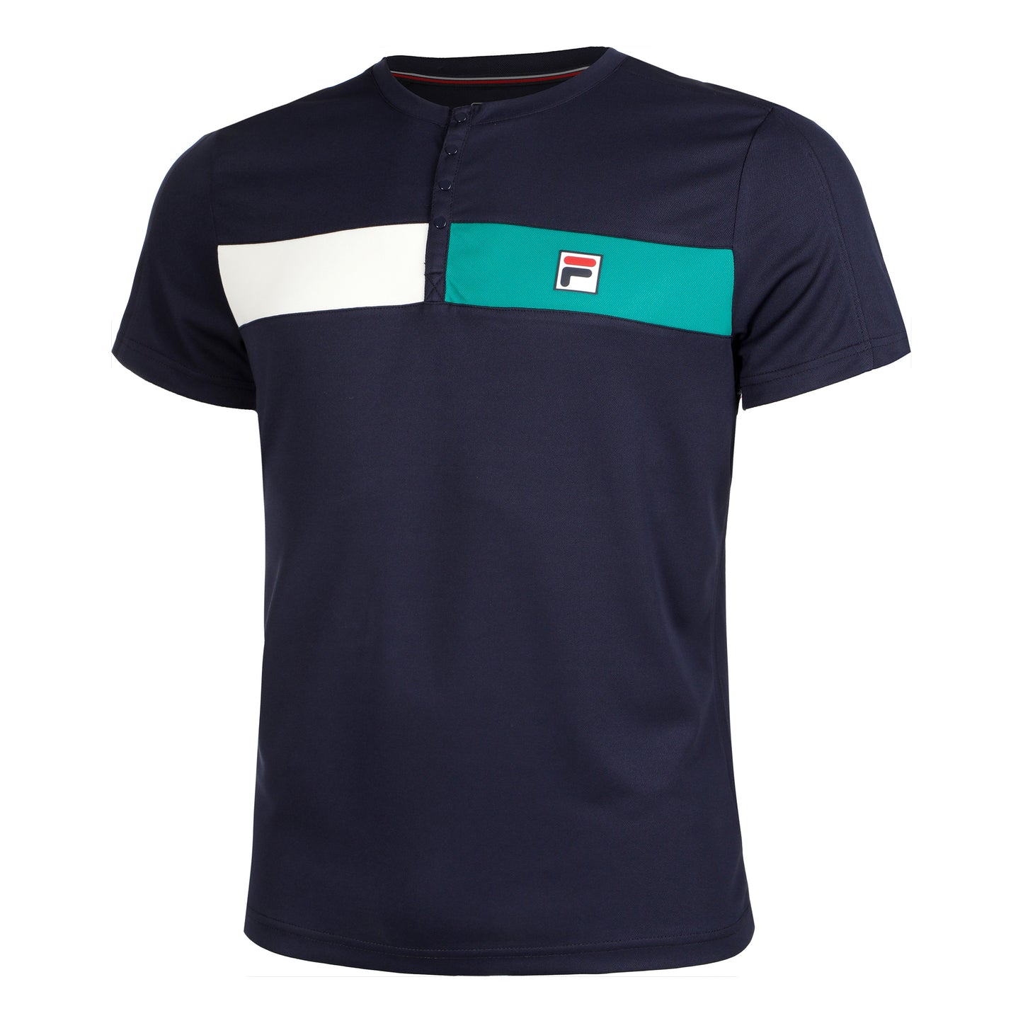 Fila Emilio Maglietta Uomini - blu scuro, multicolore