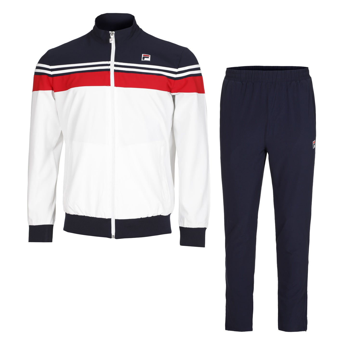Fila Bruno Tuta Da Allenamento Uomini-Bianco,Rosso