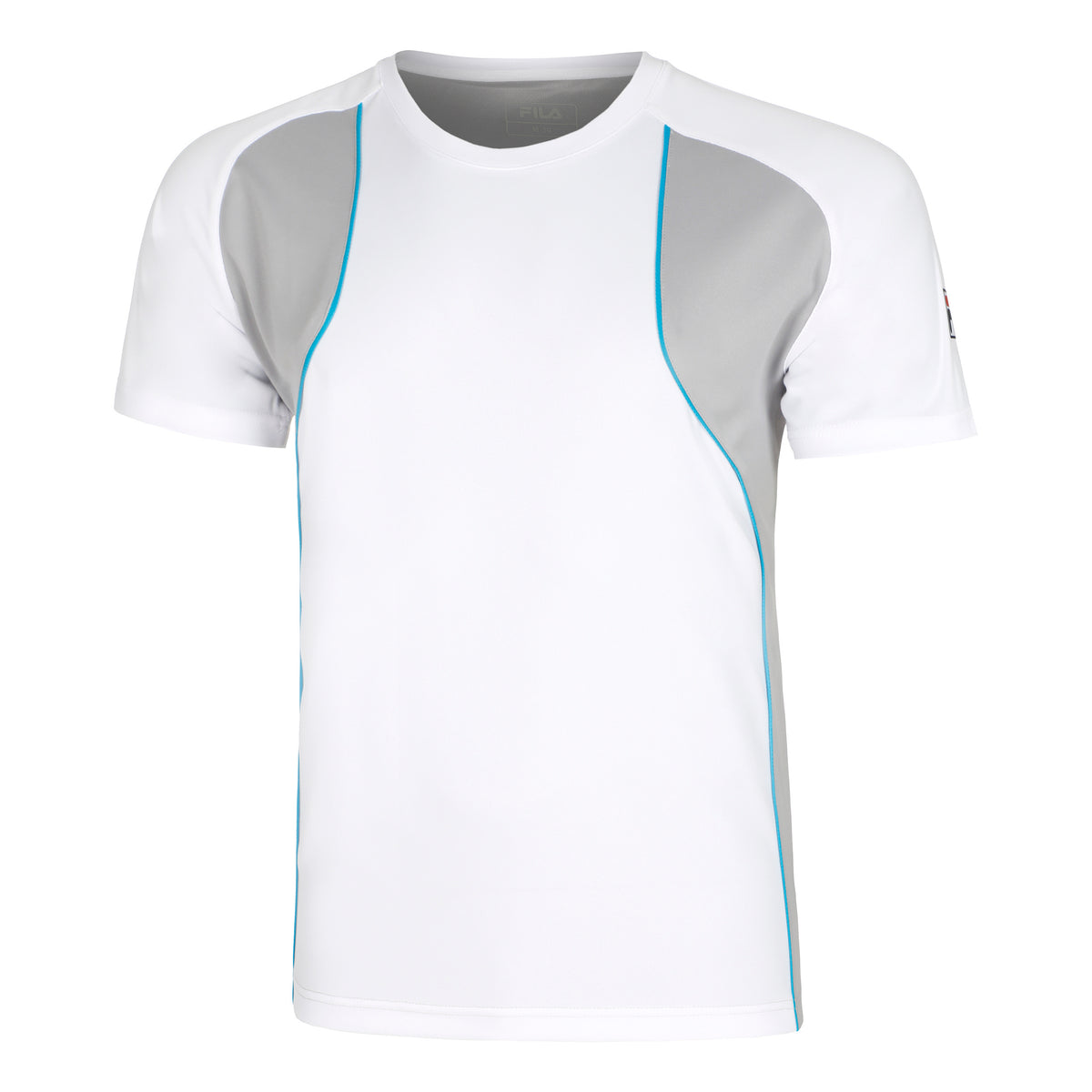 Fila Hudson Maglietta Uomini - bianco, argento