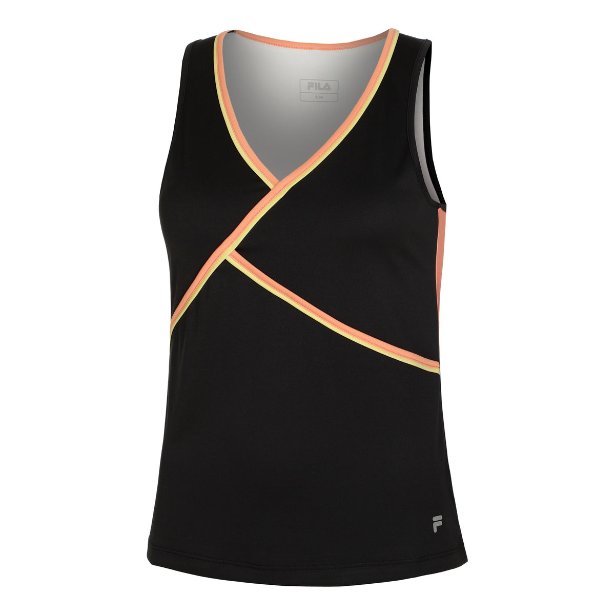 Fila Khai Canottiera Donna - nero, arancione