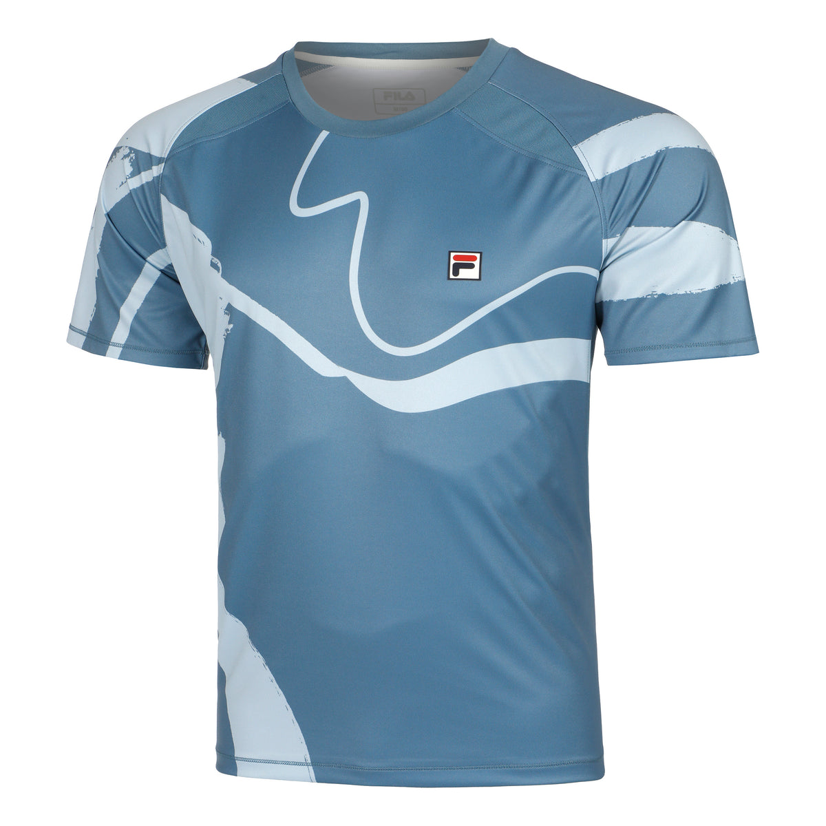 Fila Cassian Maglietta Uomini - blu, blu chiaro