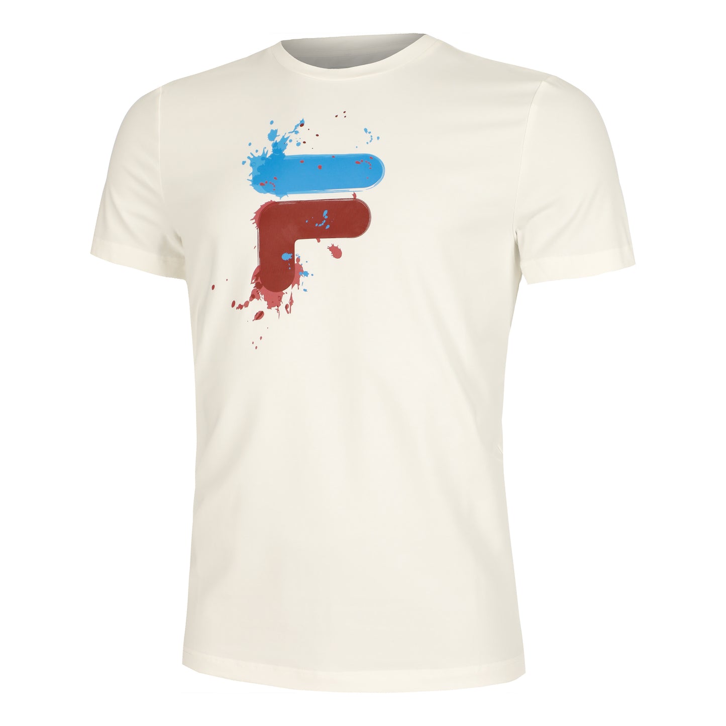 Fila Nevio Maglietta Uomini-Crema,Blu