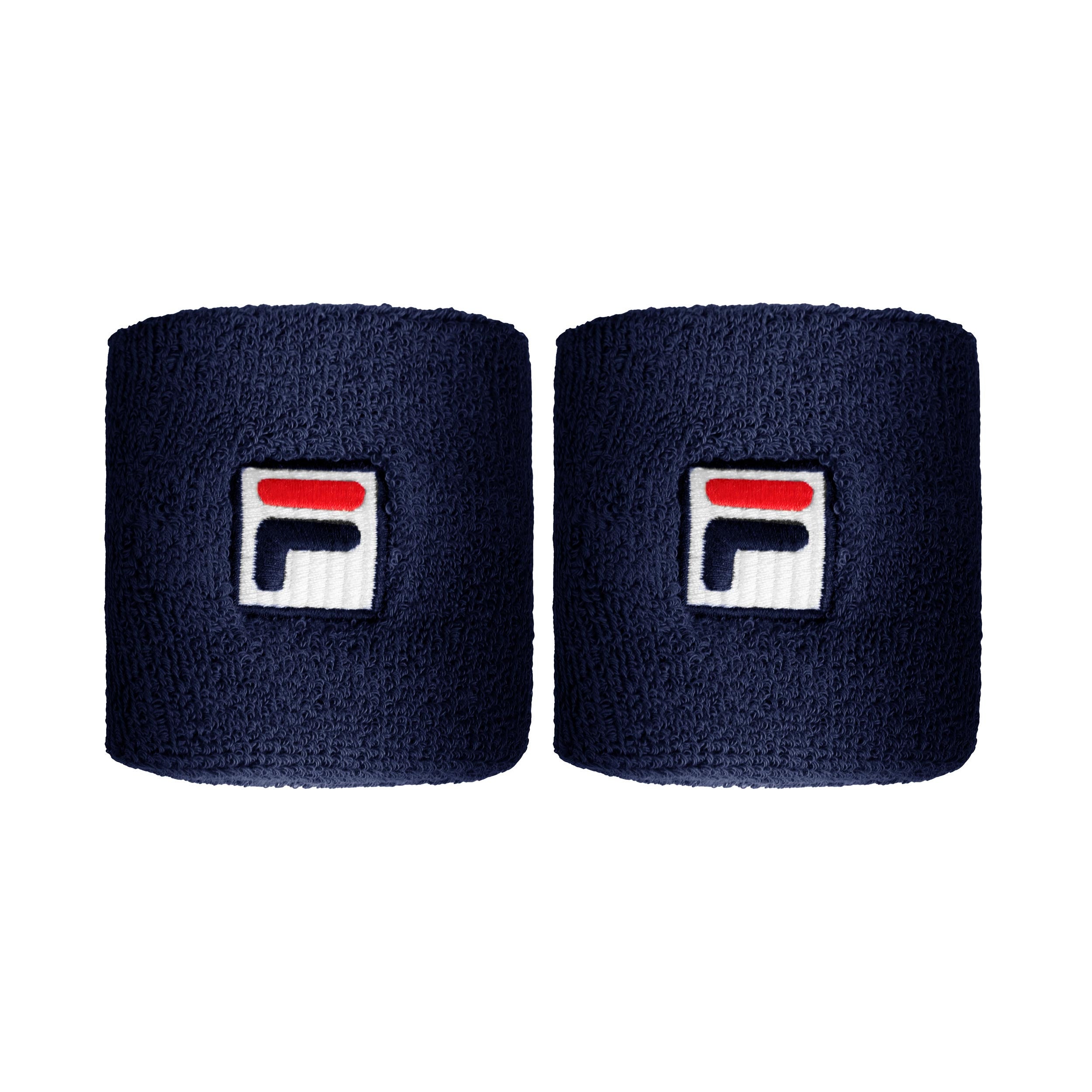 Fila Osten Polsino anti sudore Confezione da 2 Unisex - blu scuro,