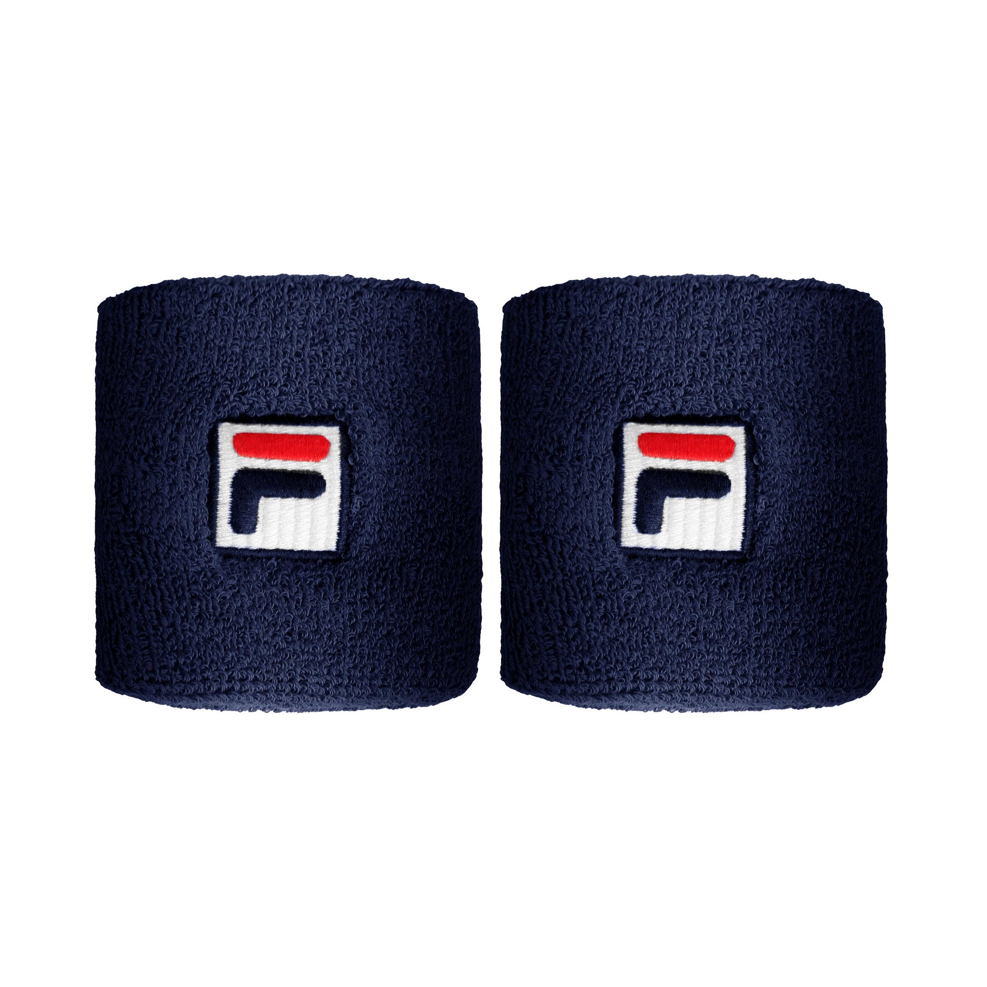 Fila Osten Polsino anti sudore Confezione da 2 Unisex - blu scuro,