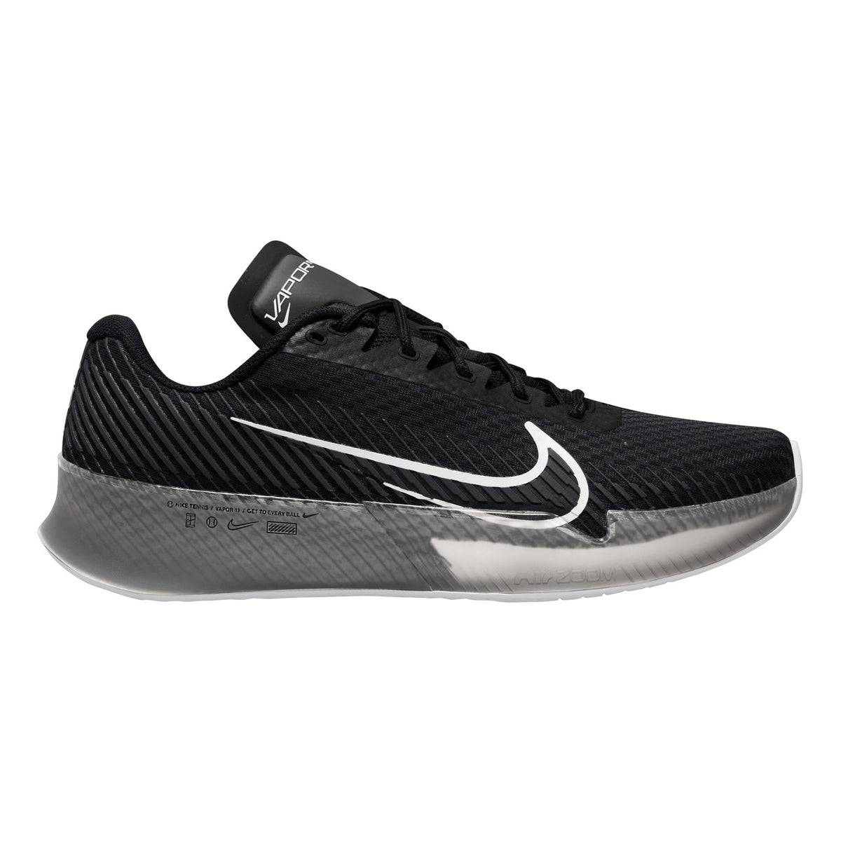 Nike Air Zoom Vapor 11 Scarpa per tutte le superfici Uomini - nero, grigio scuro