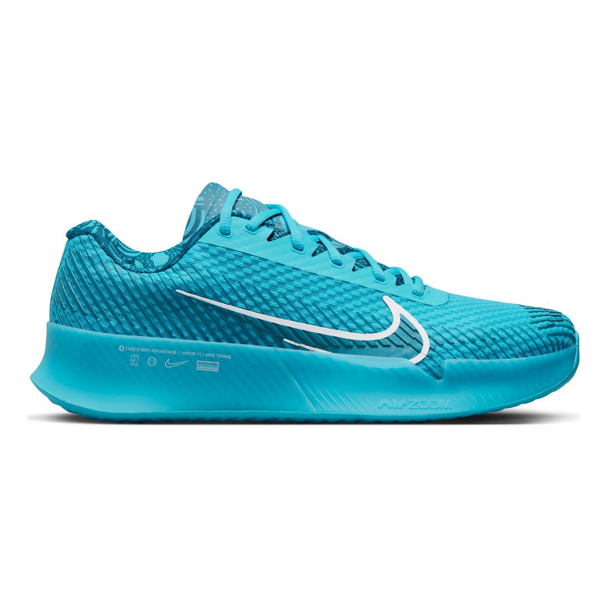 Nike Air Zoom Vapor 11 Scarpa per tutte le superfici Uomini - turchese, bianco