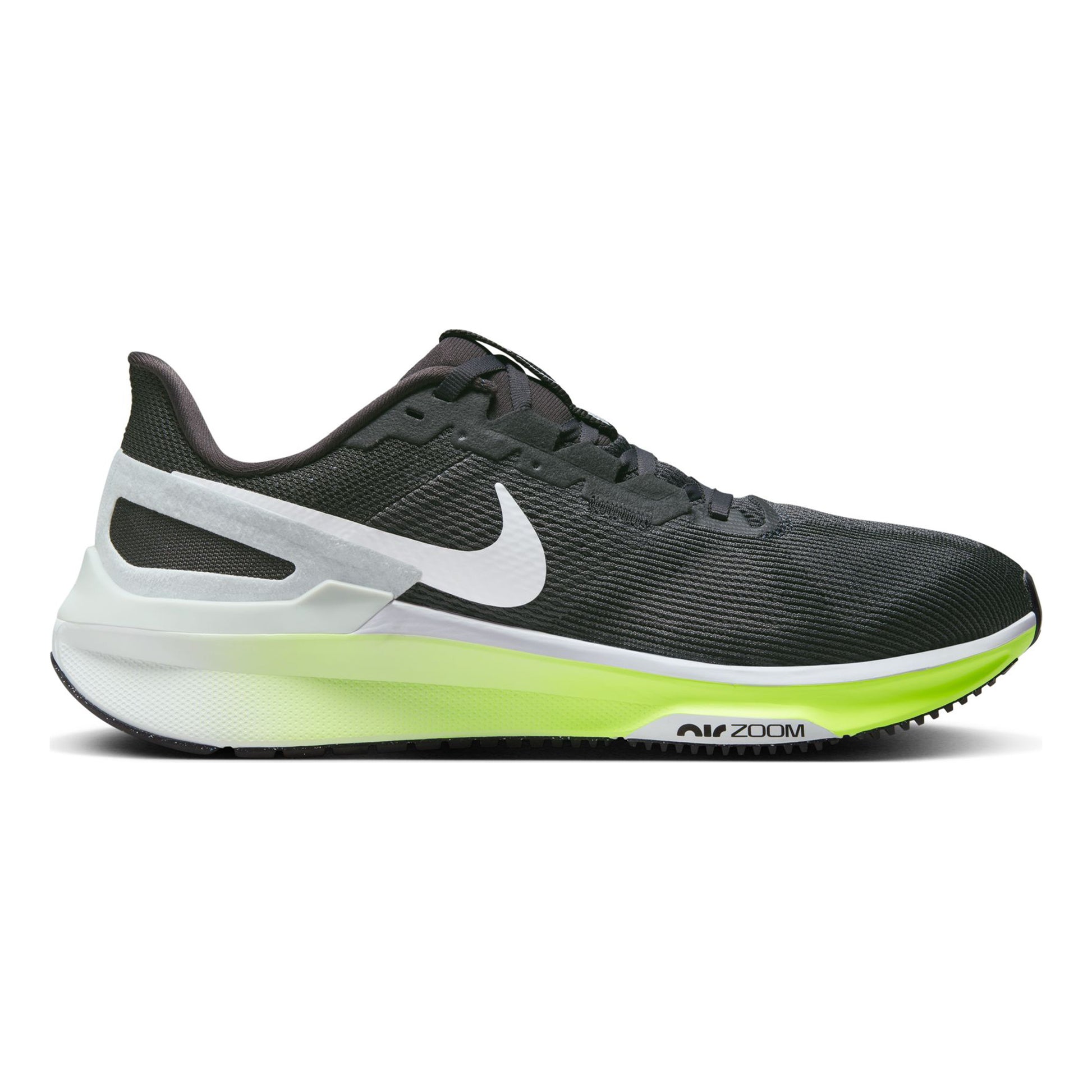 Nike Structure 25 Scarpa stabile Uomini - antracite, verde neon
